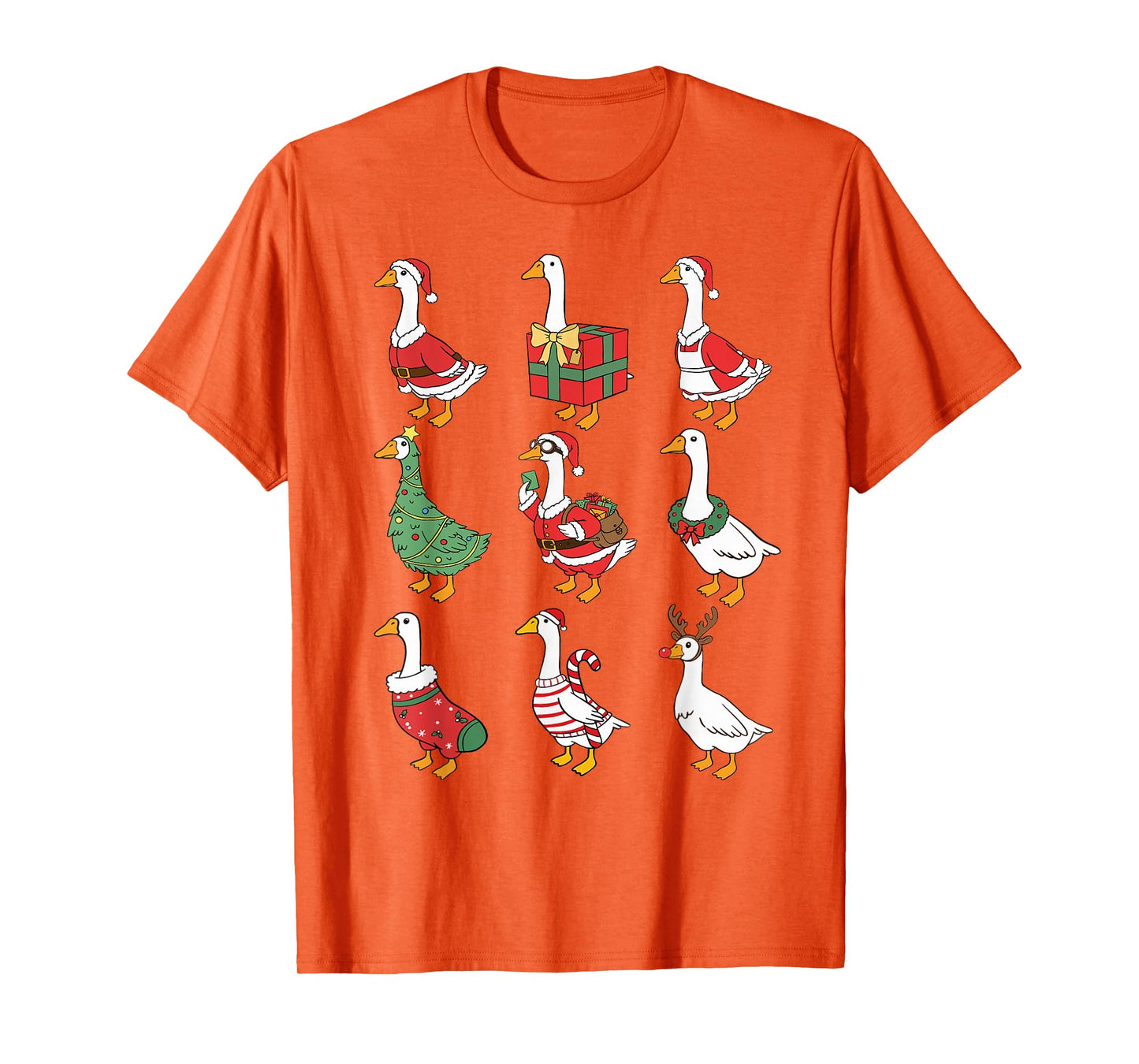 Funny Silly Gooses Costume Christmas Sqaud Collection Vibes T-Shirt