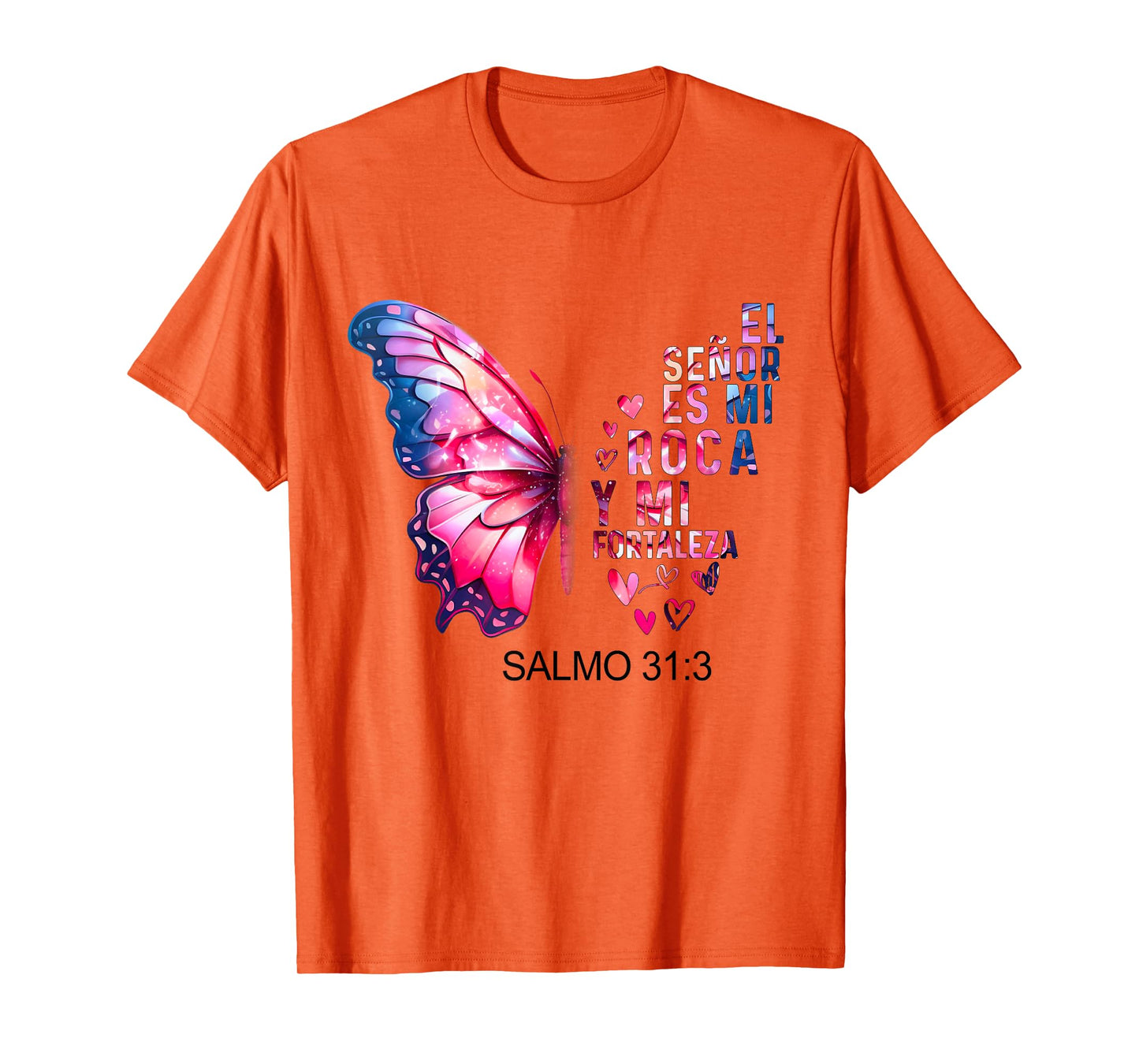Camiseta Cristiana Para Mujer En Espanol Spanish Salmo 31:3 T-Shirt