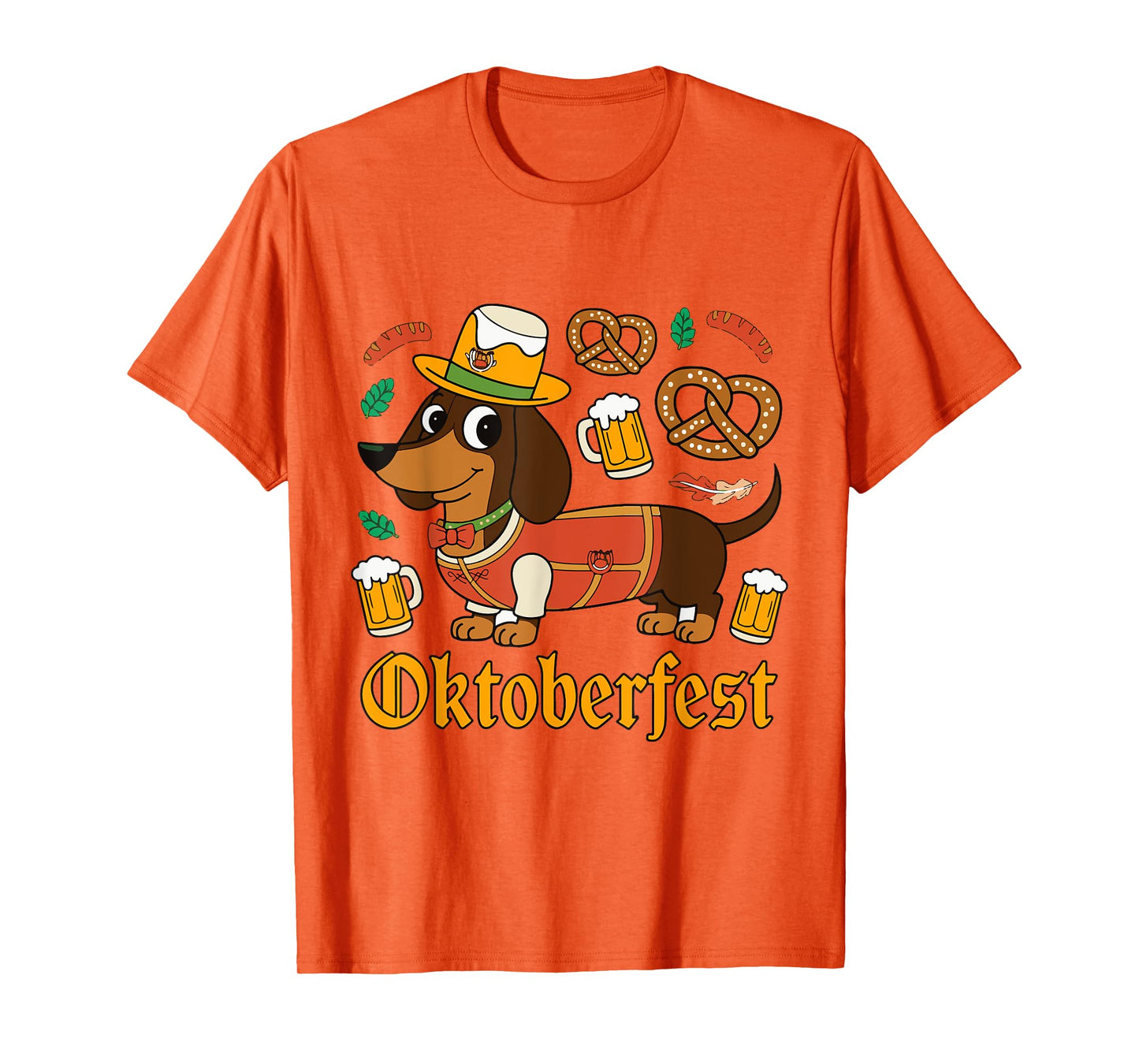 Oktoberfest Dachshund Cute Sausage Dog German Men Women T-Shirt