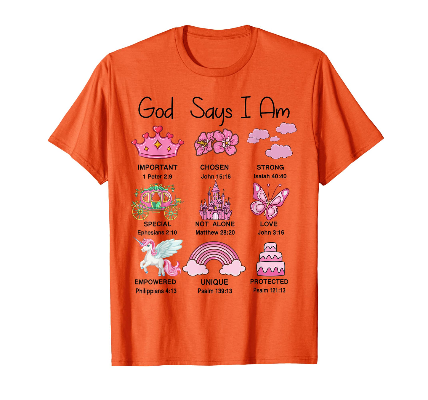 Christian God Say I Am Princess Cute Jesus Teen Girl Toddler T-Shirt