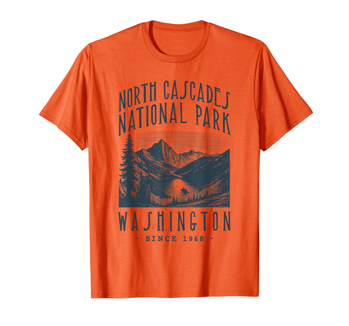NORTH CASCADES NATIONAL PARK, WASHINGTON. CAMPING, HIKER T-Shirt