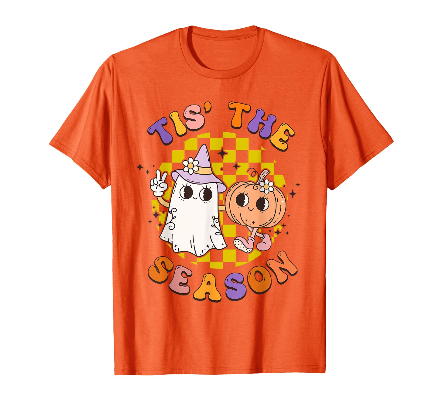 Tis The Season Ghost and Pumpkin T-Shirt
