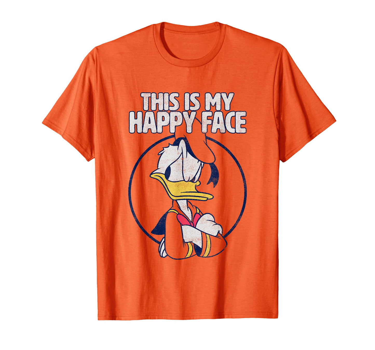 Disney Mickey And Friends Donald Duck My Happy Face T-Shirt