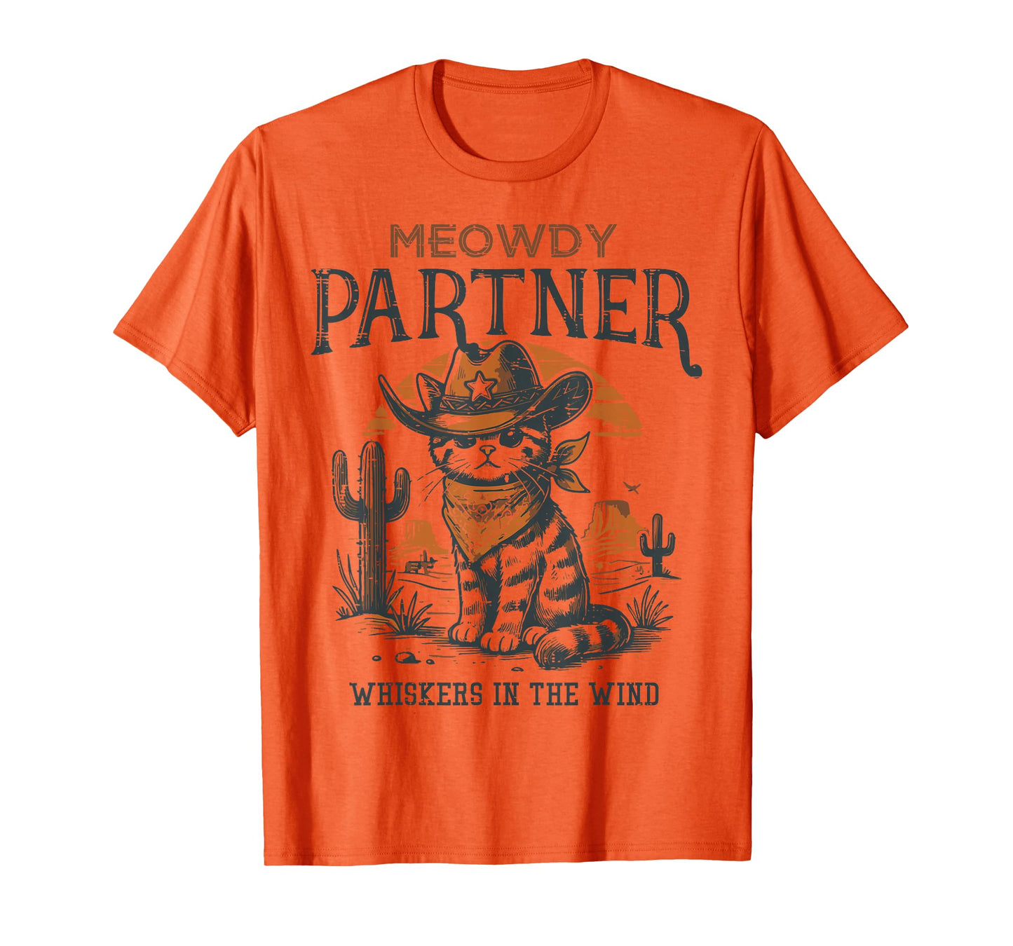 Cowboy Cat Meowdy Partner Vintage Howdy Kitten Women Men Kid T-Shirt