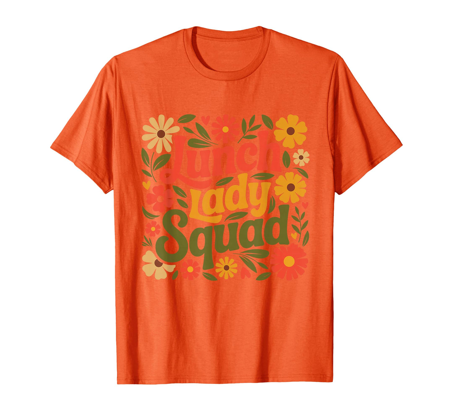 Lunch Lady Squad School Lunch - Cafeteria Workers Retro T-Shirt
