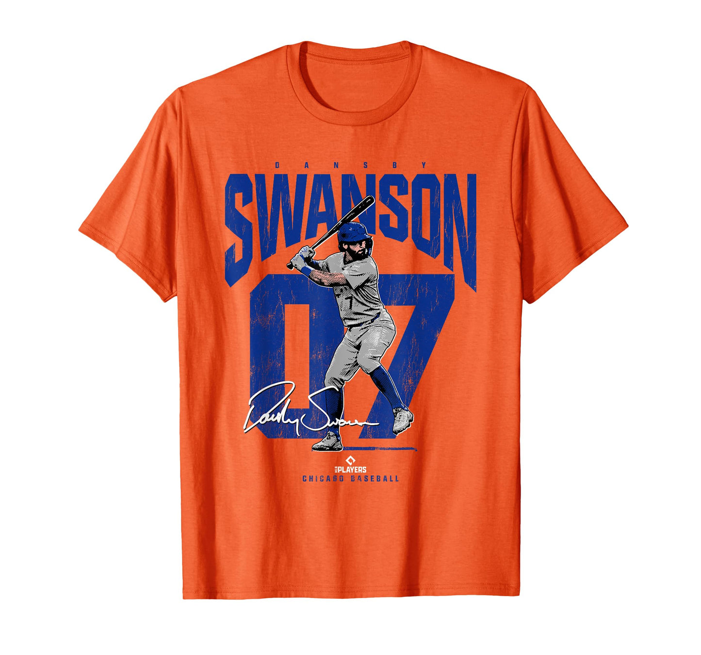 Dansby Swanson | Chicago C Baseball Players | MLBDSW3901 T-Shirt