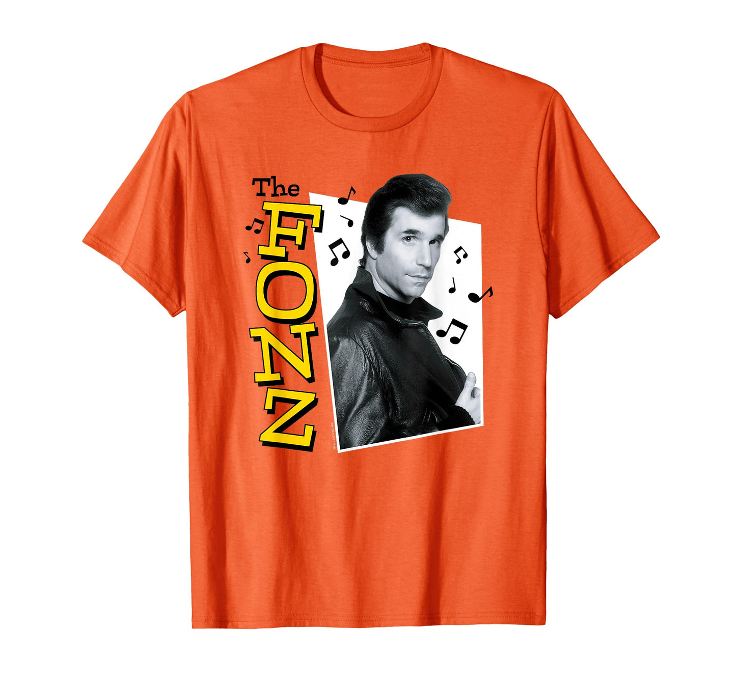 Happy Days - The Fonz Music Notes T-Shirt