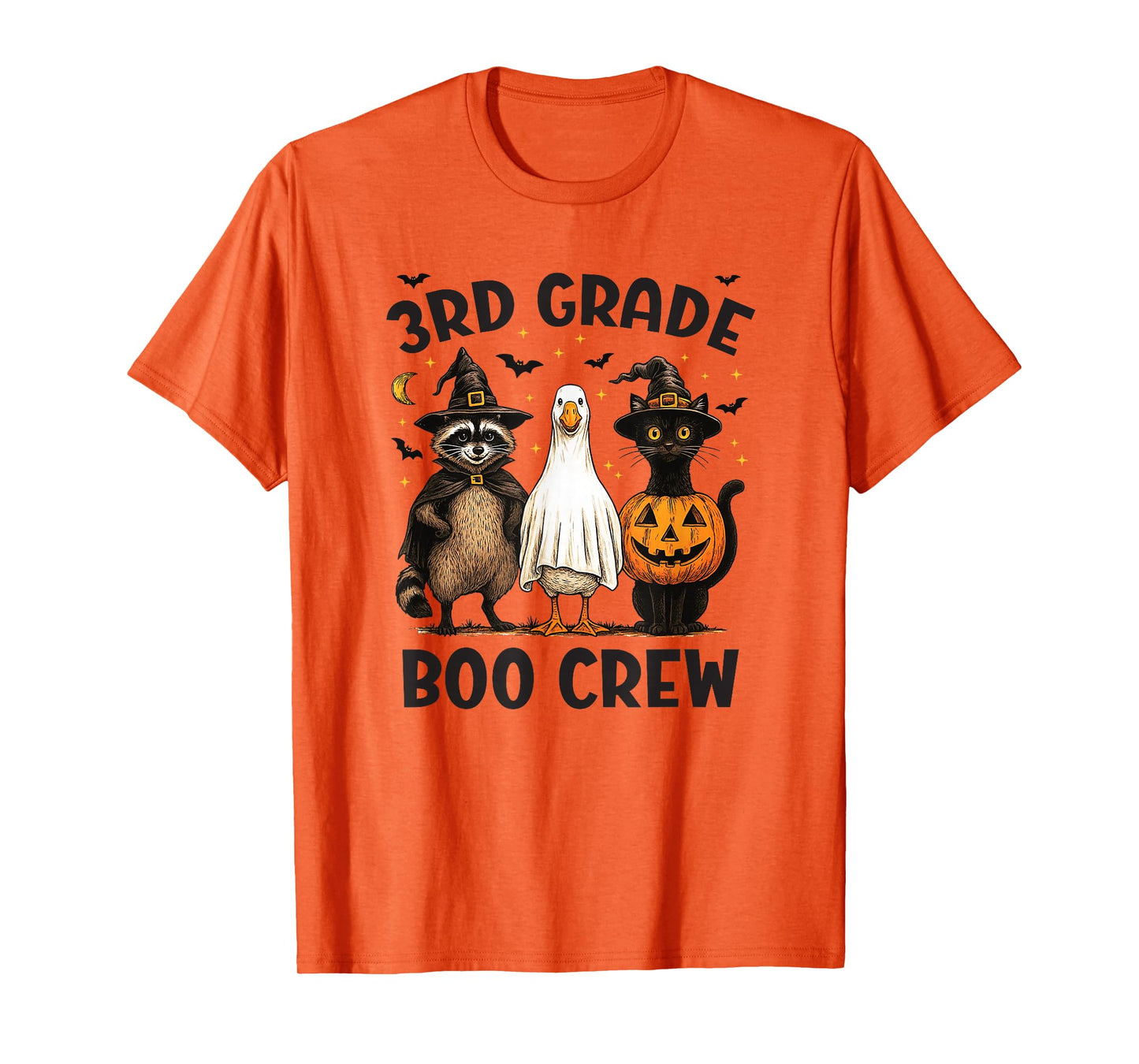 3rd Grade Boo Crew Halloween Costume T-Shirt