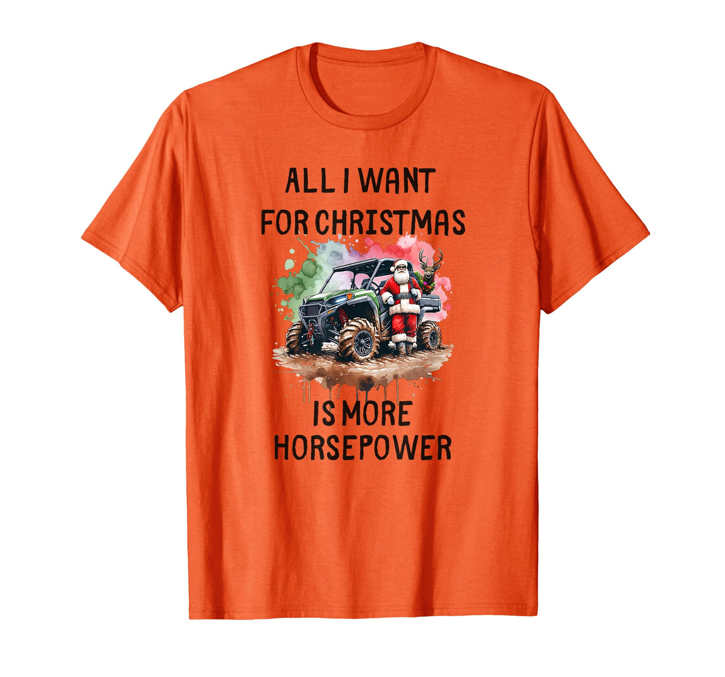 Funny SxS Life Christmas UTV Off Road Side-by-Side Riding T-Shirt