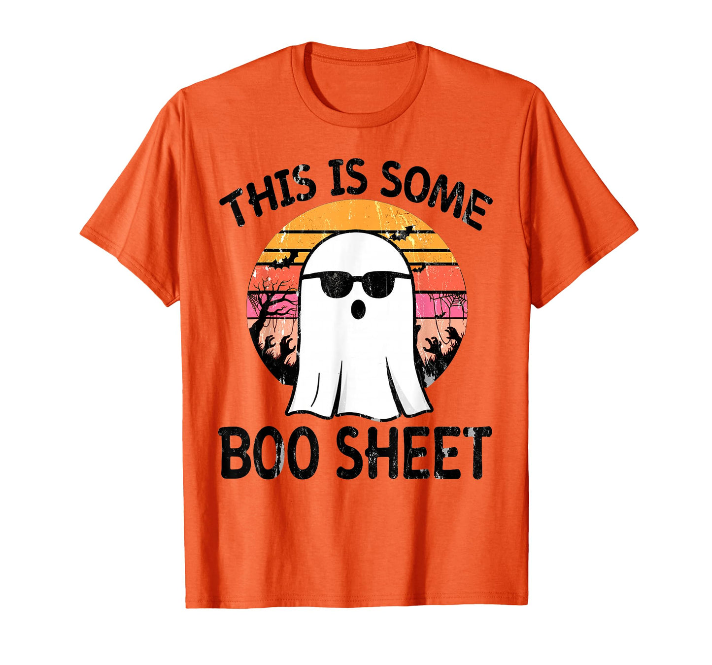 This is Some Boo Sheet Funny Halloween Costume Retro Ghost T-Shirt
