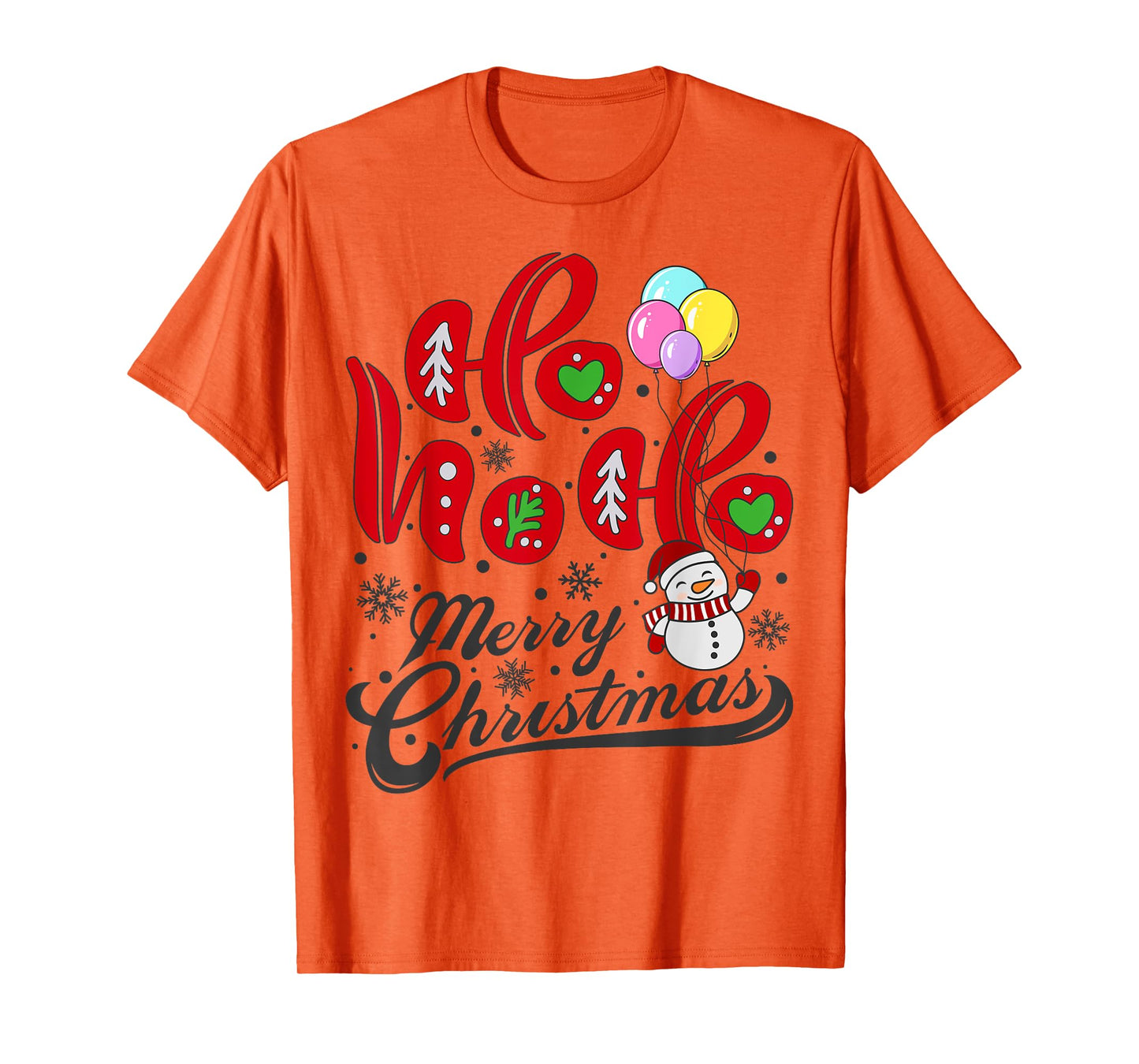 Merry Christmas Lights Ho Santa Claus Xmas for Men Women T-Shirt
