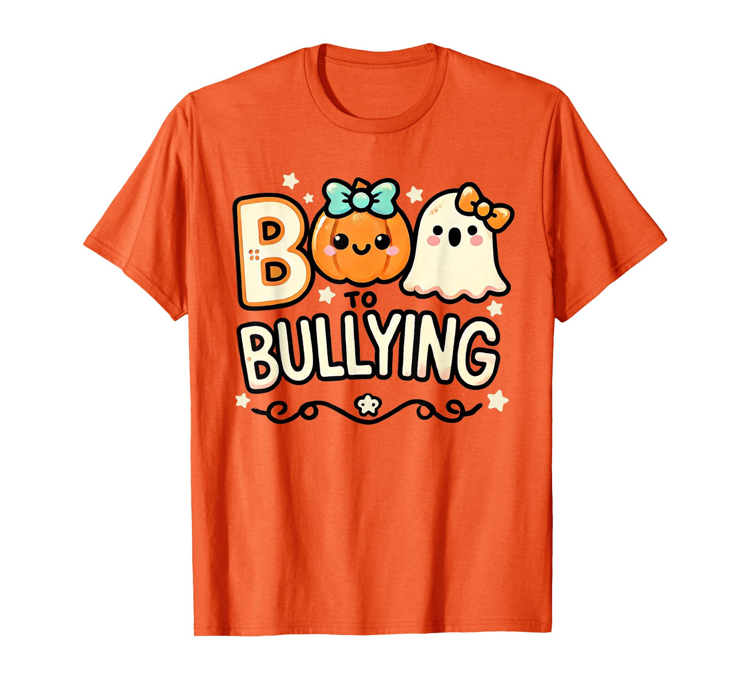 Boo To Bullying Shirt Unity Day Ghost Halloween T-Shirt