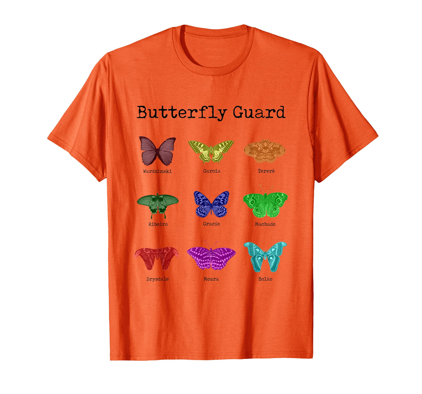 MMA, Brazilian Jiu Jitsu (BJJ) Butterfly Guard T-Shirt