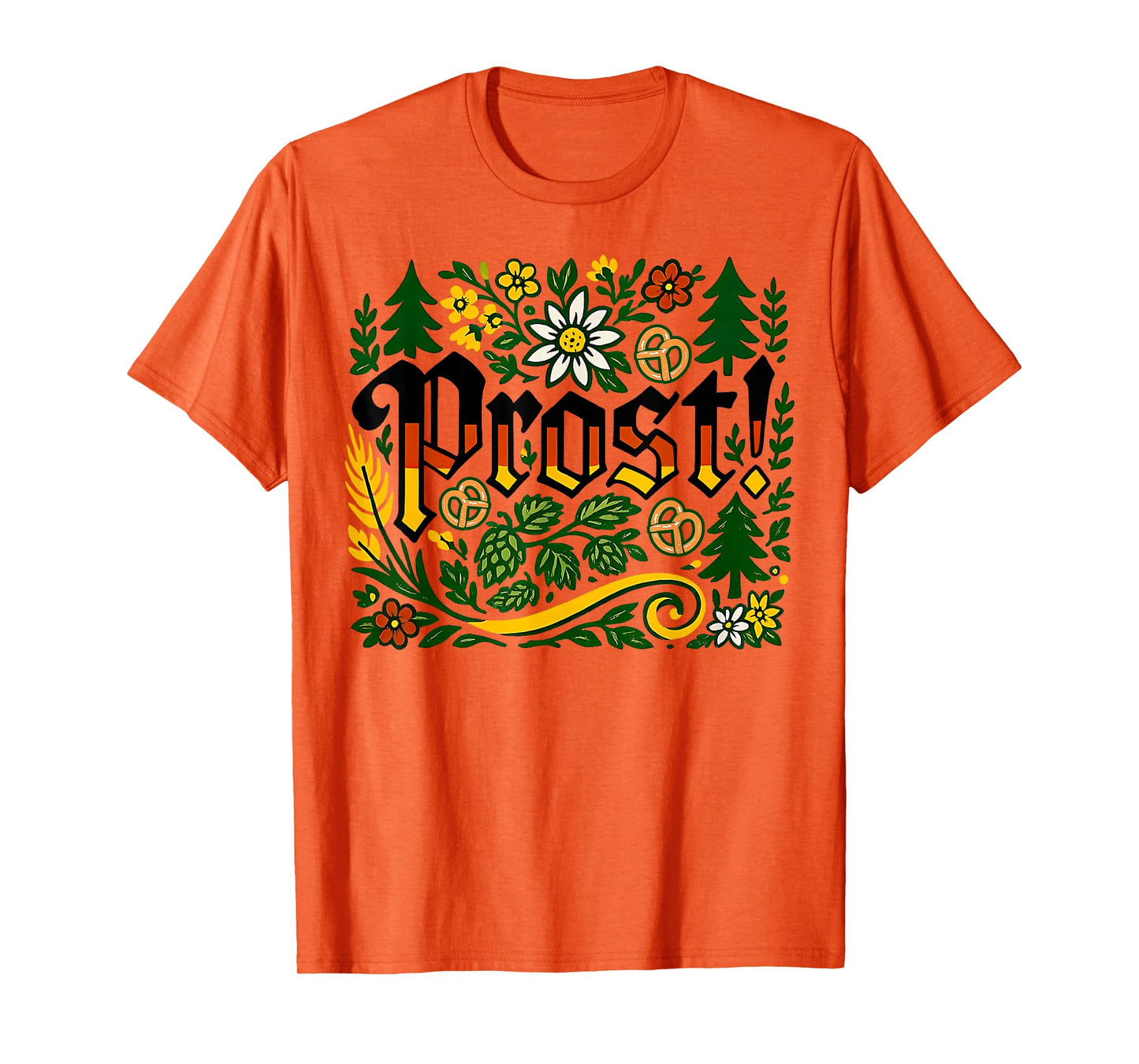 Oktoberfest Drinking Vintage German Prost Men Women T-Shirt