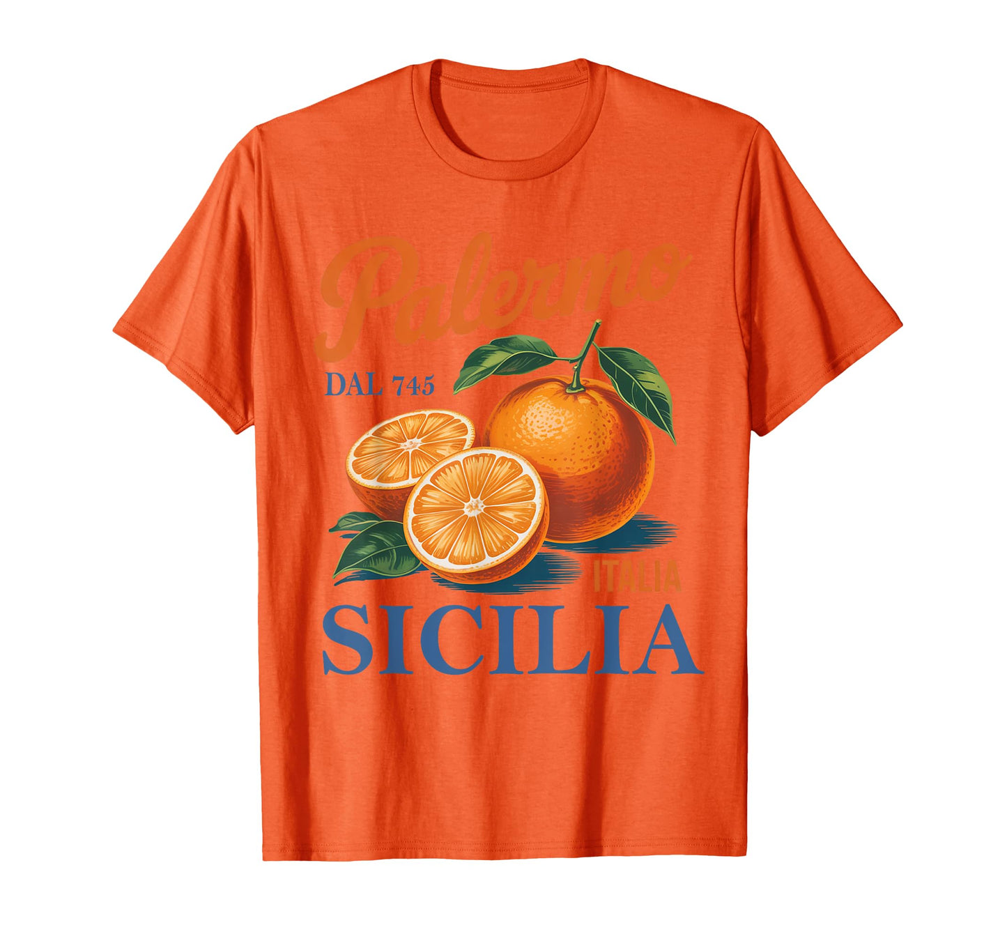 Palermo Sicilia Citrus Fruit Vintage Sicily Italy Travel T-Shirt