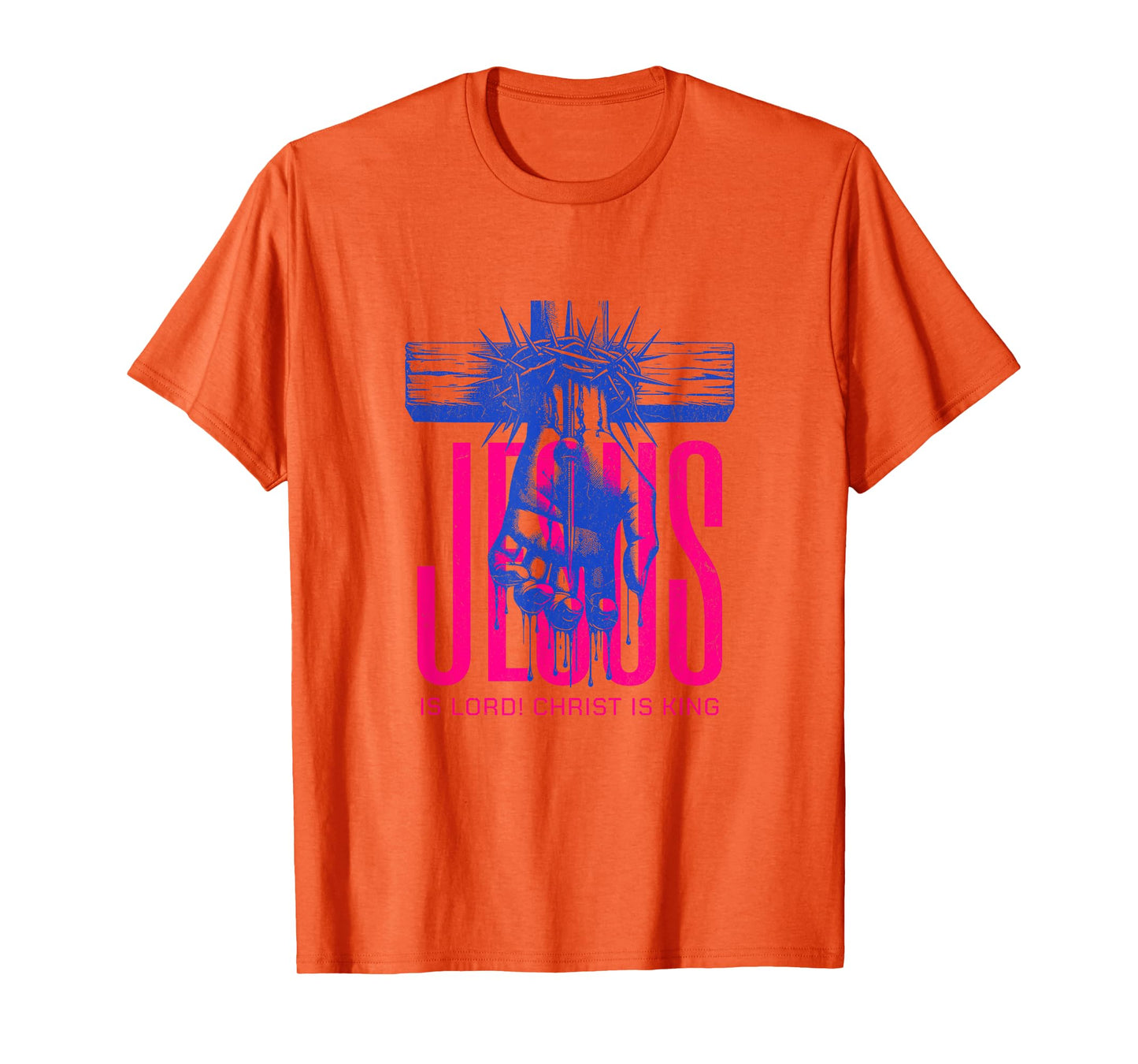 Jesus is Lord Christ is King Christian T-Shirt