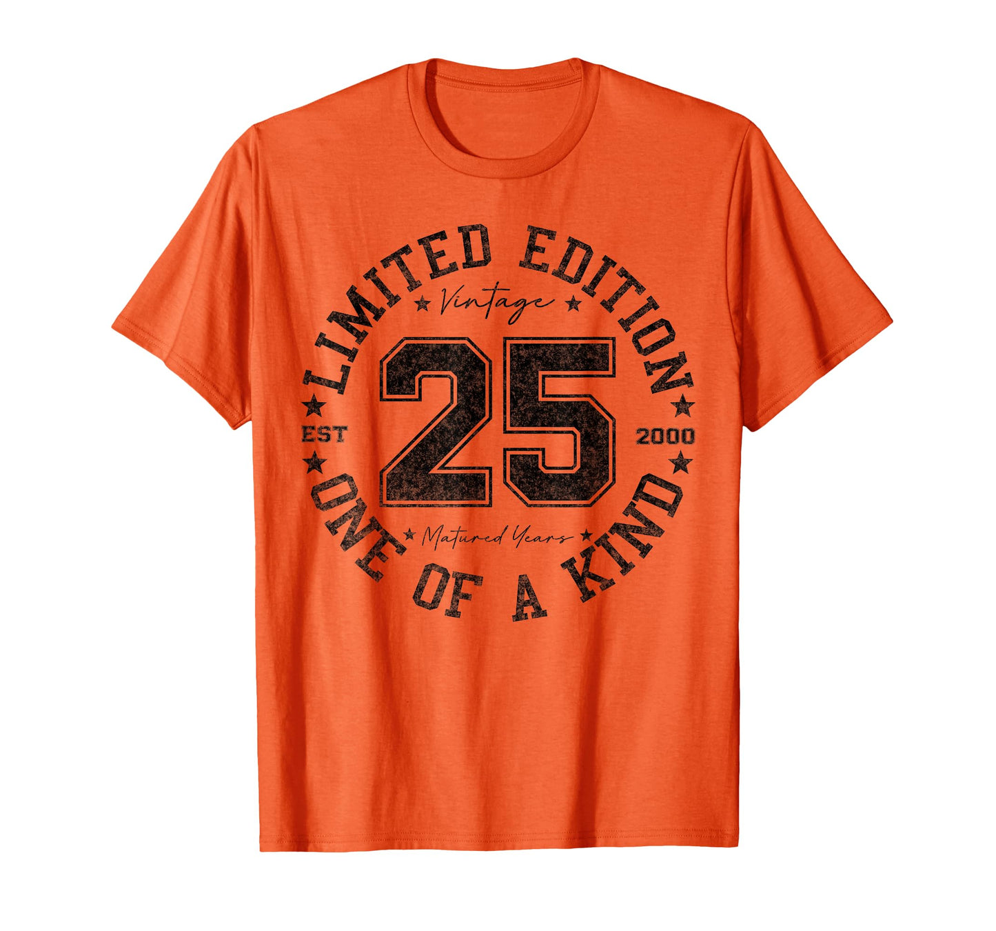 25 Year Old Gifts Vintage 2000 Limited Edition 25th Birthday T-Shirt
