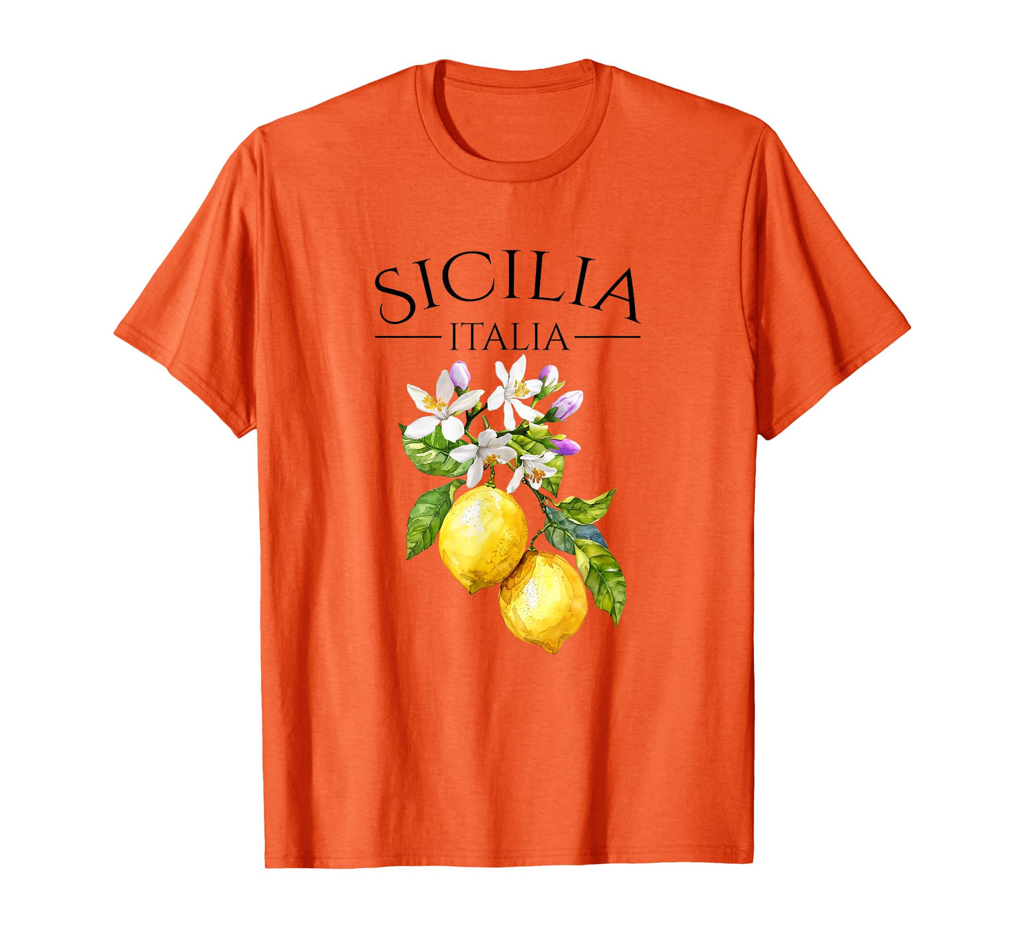 Sicilia Italian Souvenir Italy Lemons T-Shirt
