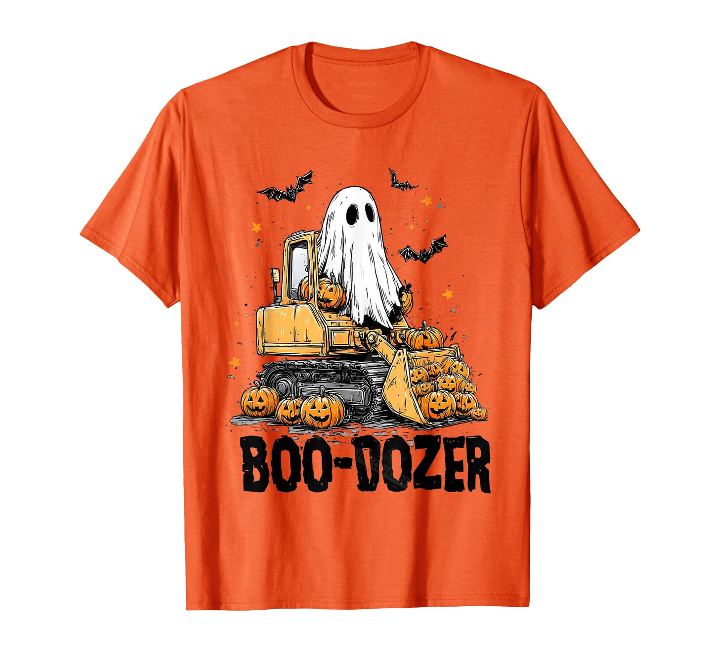 Boo Dozer Funny Ghost Halloween T-Shirt