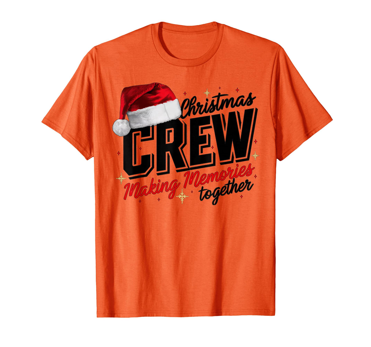 Christmas Crew Making Memories Santa Hat Family Xmas Pajamas T-Shirt