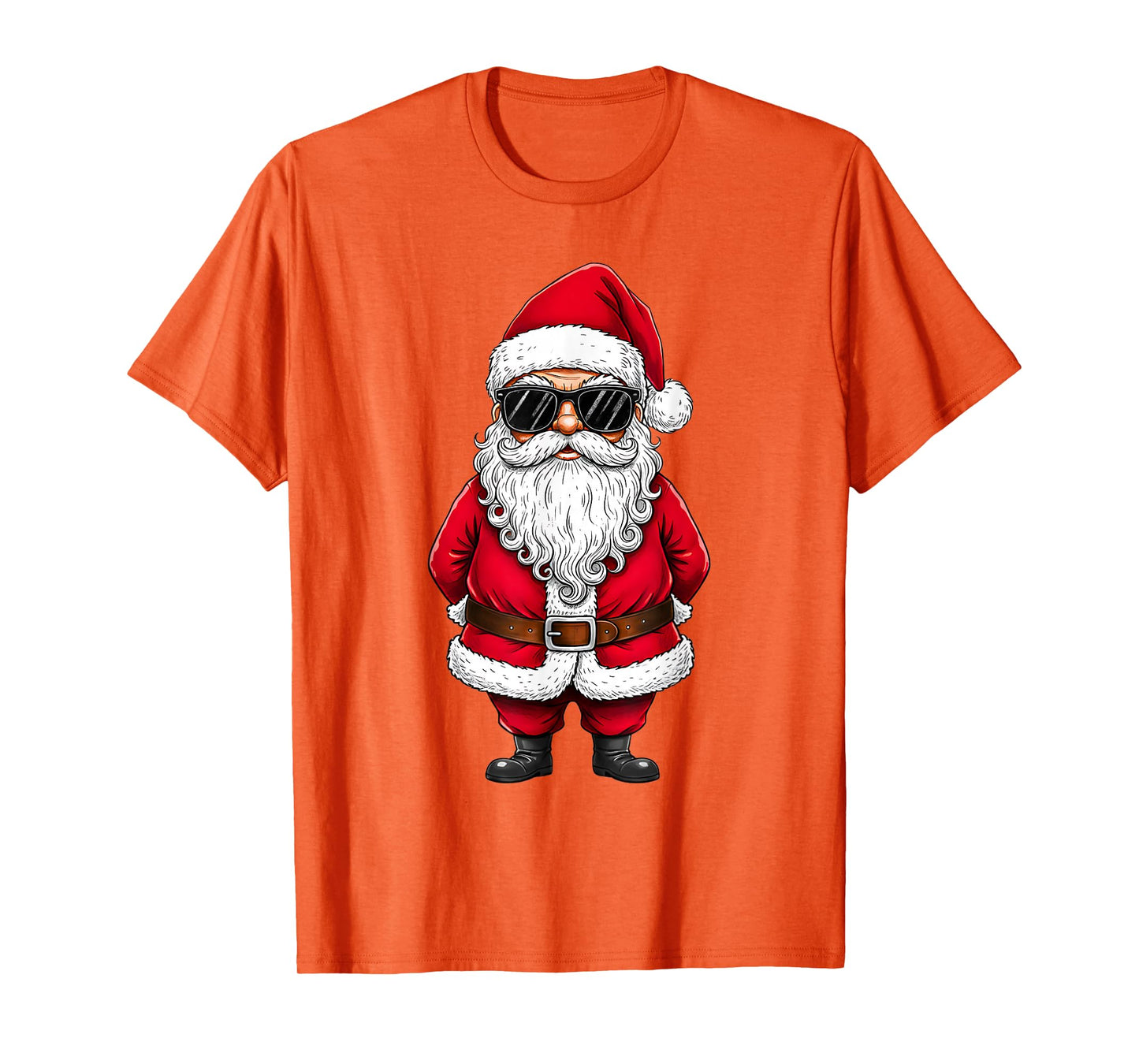 Santa Face with Sunglasses Christmas for Boys Men Kids T-Shirt