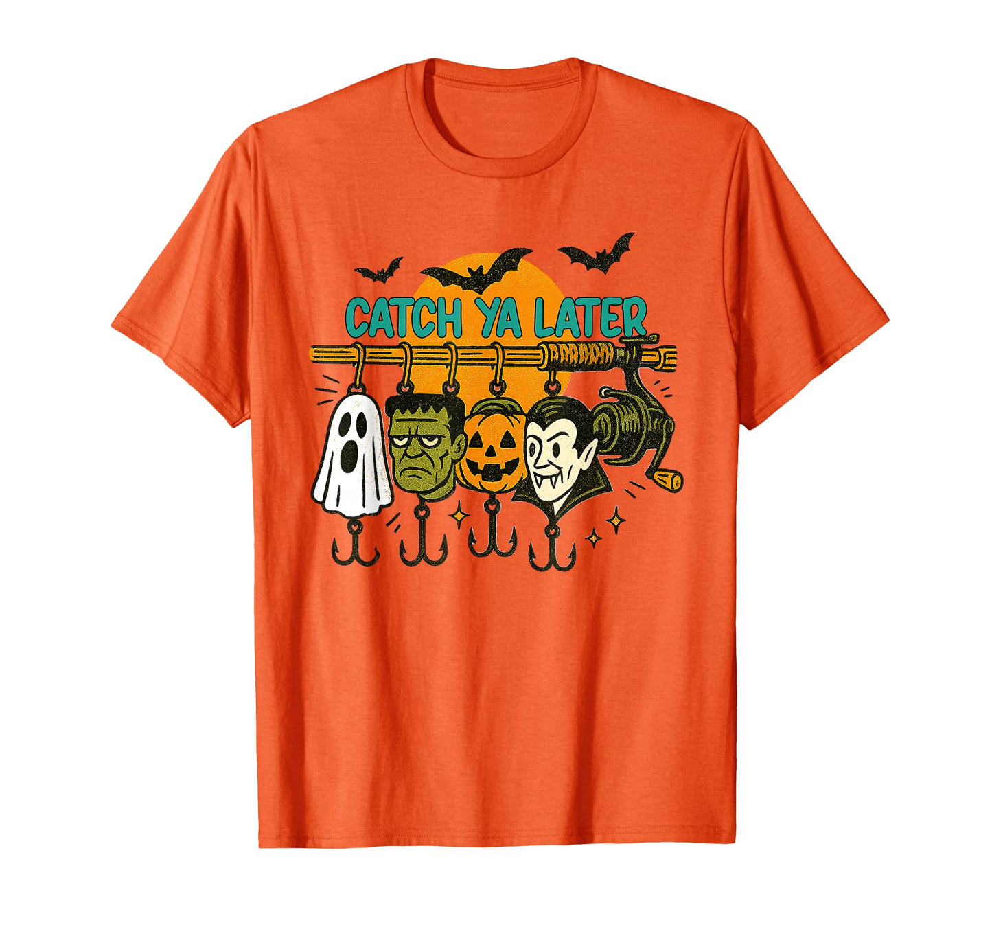 Catch Ya Later Retro Halloween Horror Halloween Spooky Vibes T-Shirt