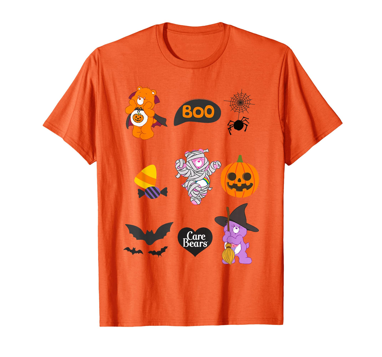 Care Bears Halloween Boo And Candy Icons T-Shirt