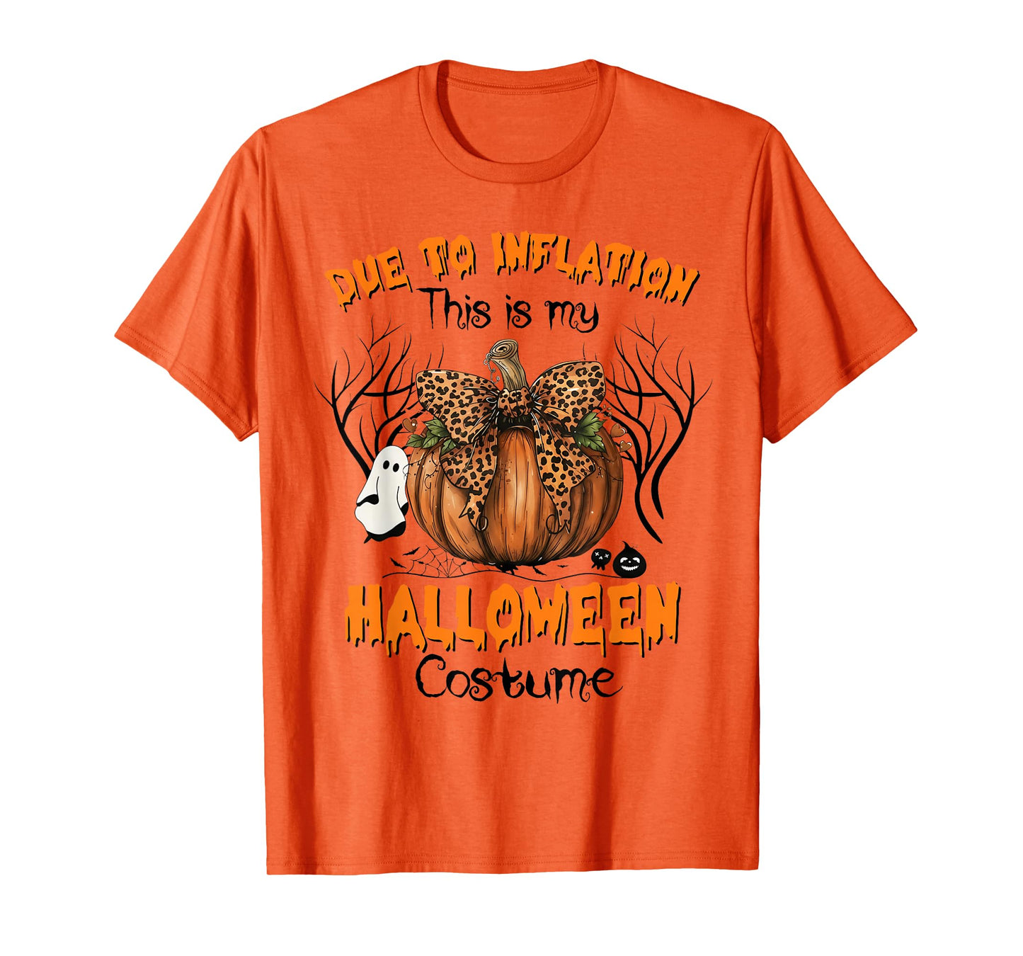 Pumpkin Halloween Costume Men Women Funny Halloween 2025 T-Shirt
