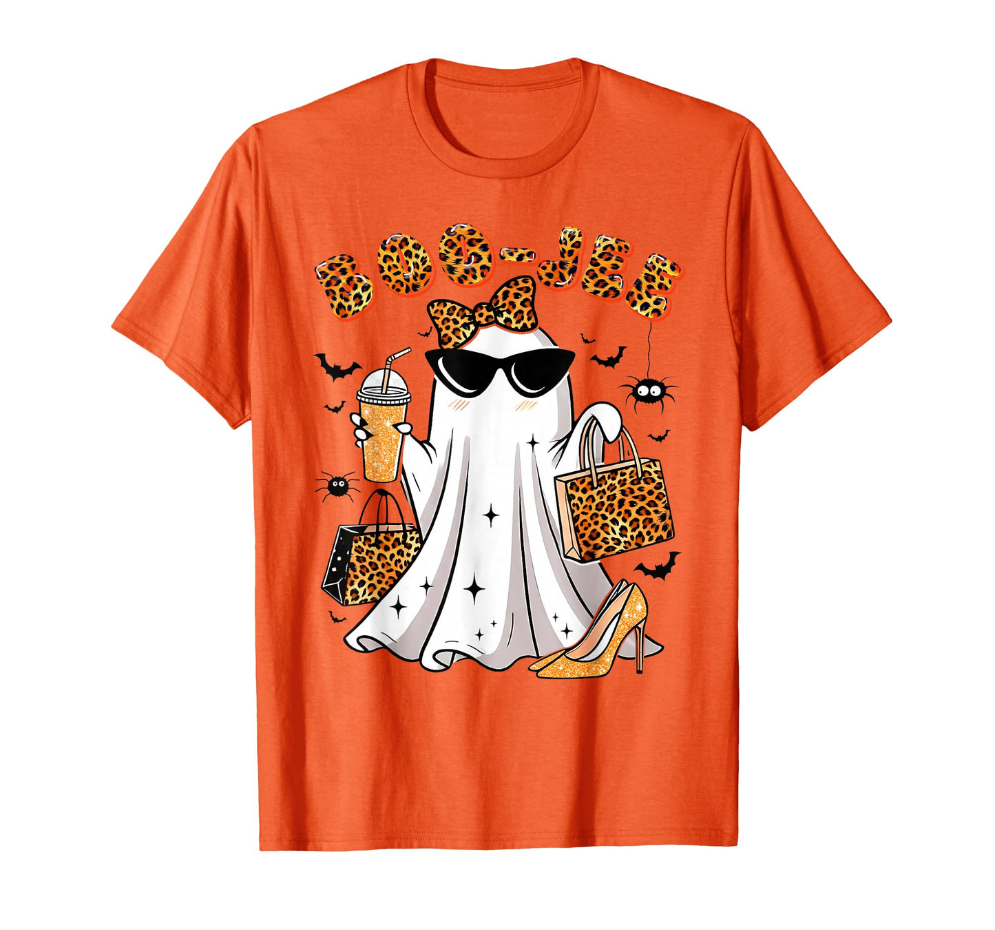 Coquette Ghost Coffee Boo-JEE Halloween Boujee Cute Ghost T-Shirt