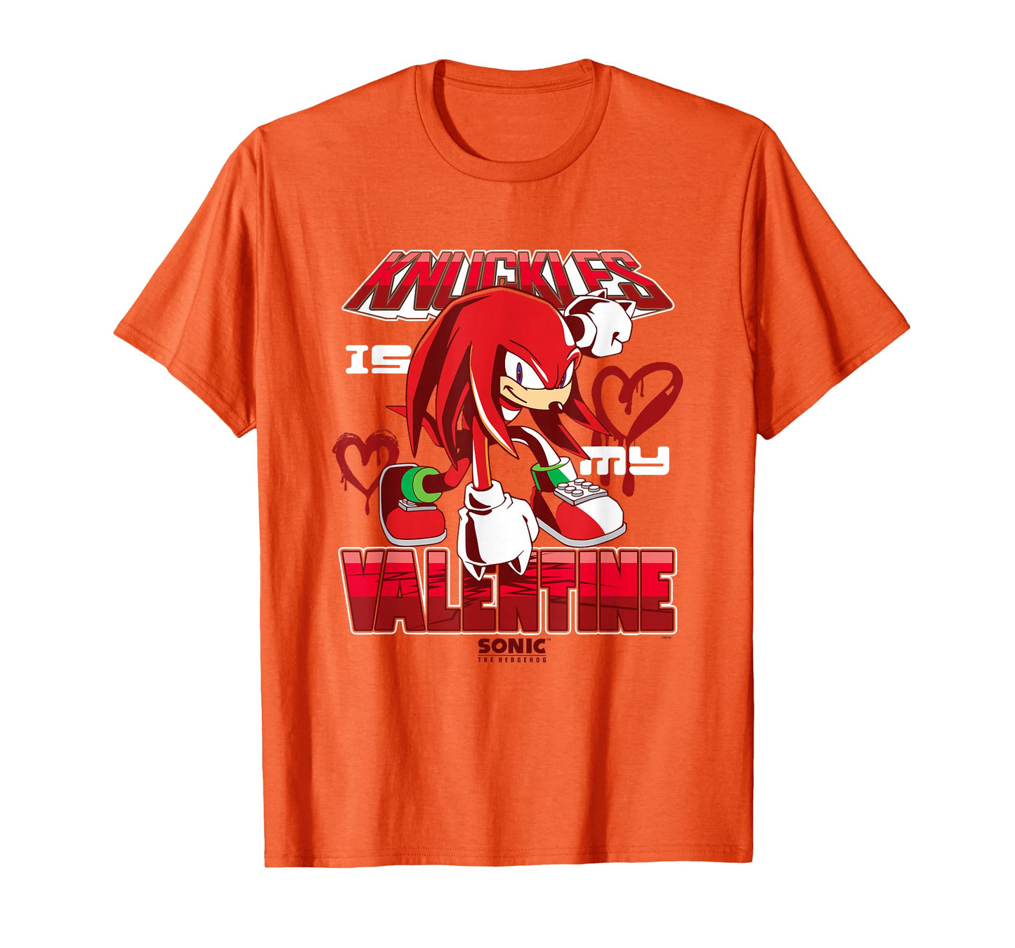 Sonic The Hedgehog Valentine's Day Knuckles My Valentine T-Shirt