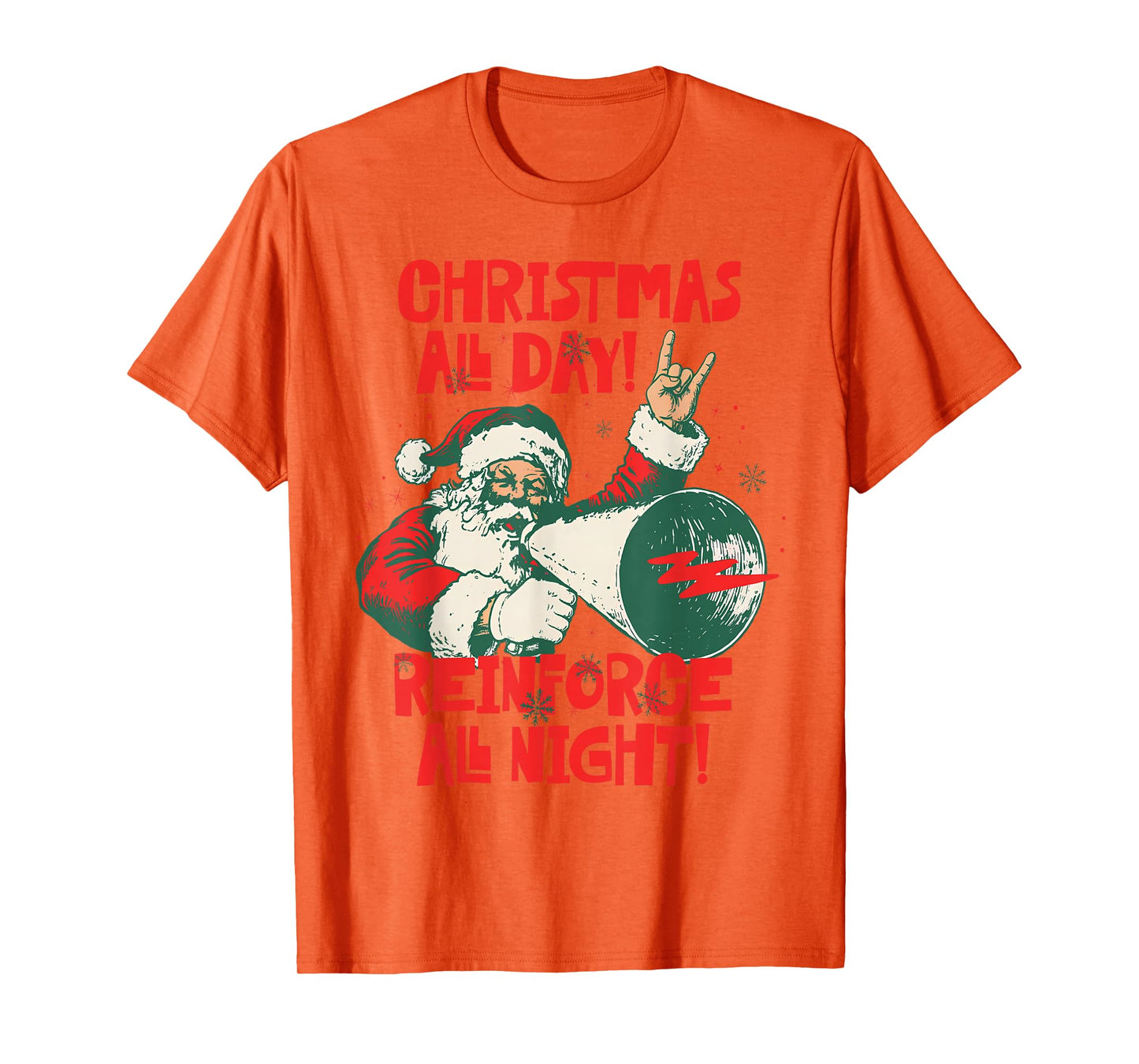ABA Squad Xmas Vibes Christmas All Day Reinforce All Night T-Shirt