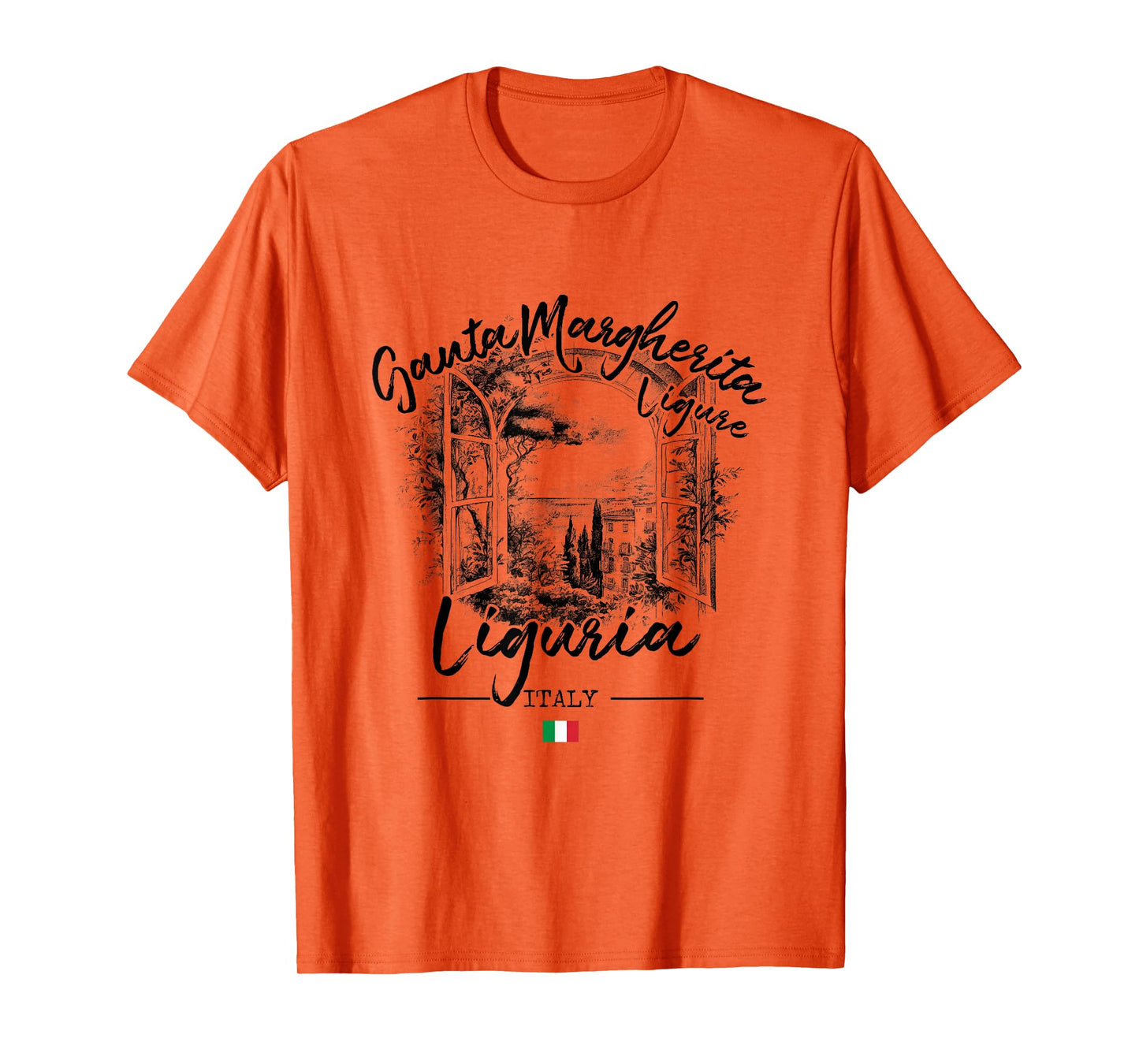 Santa Margherita Ligure Liguria Italian Riviera Italy Flag T-Shirt