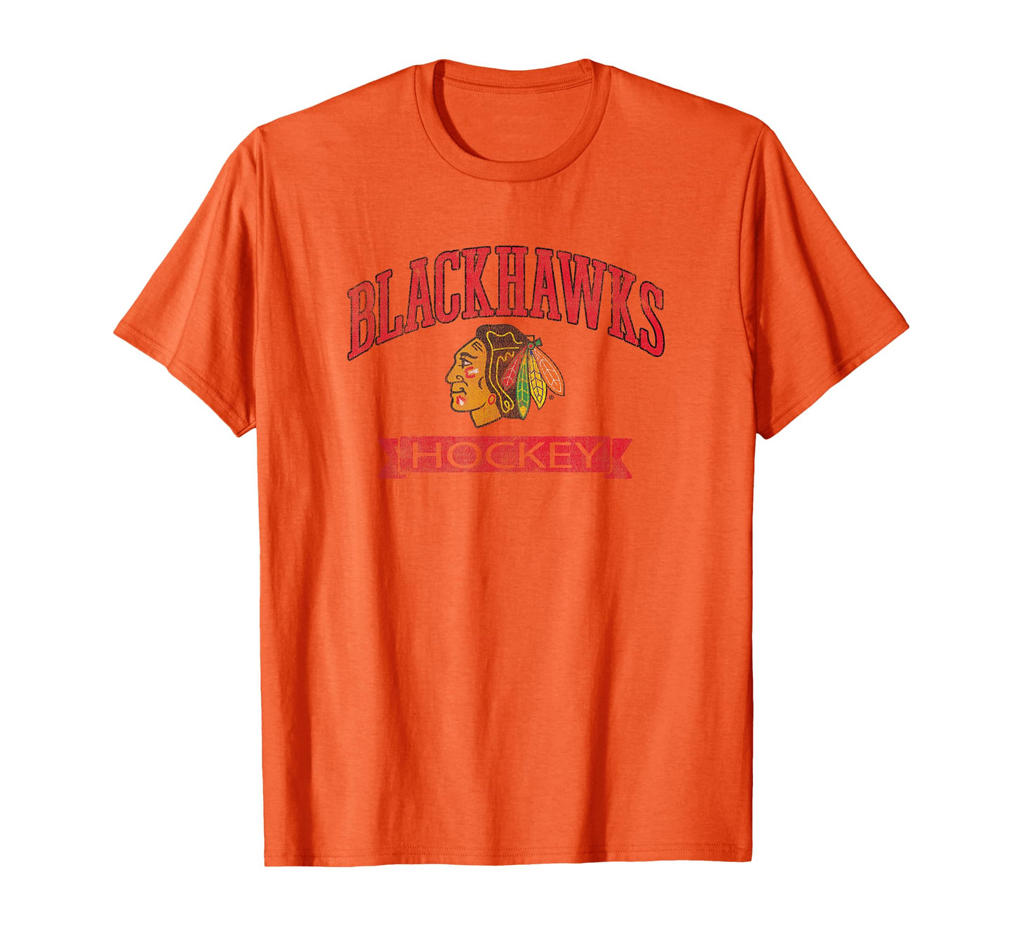 Chicago Blackhawks Vintage Hockey Gray Officially Licensed T-Shirt