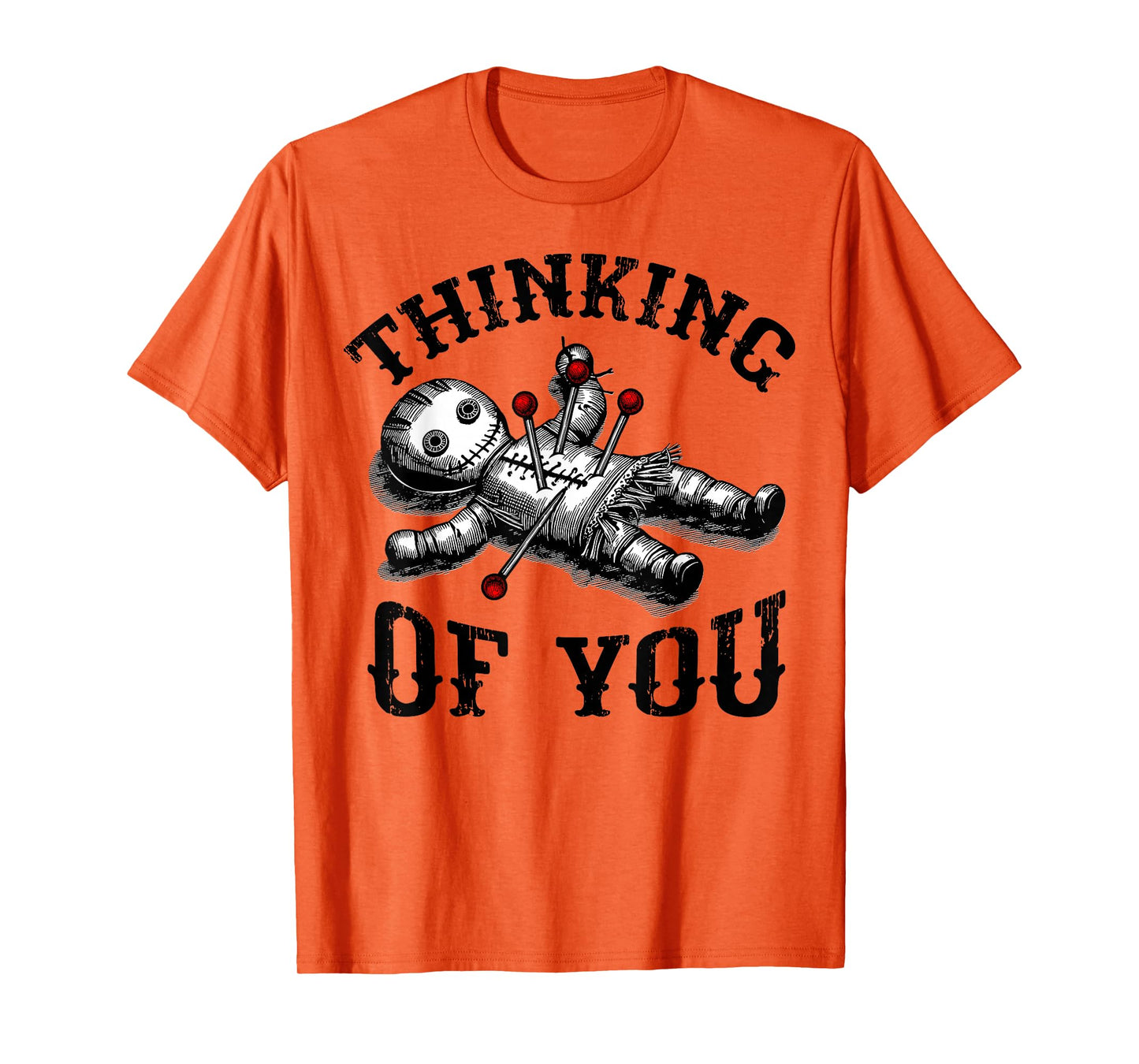 Voodoo Doll Thinking of You Funny Goth Halloween Costume T-Shirt