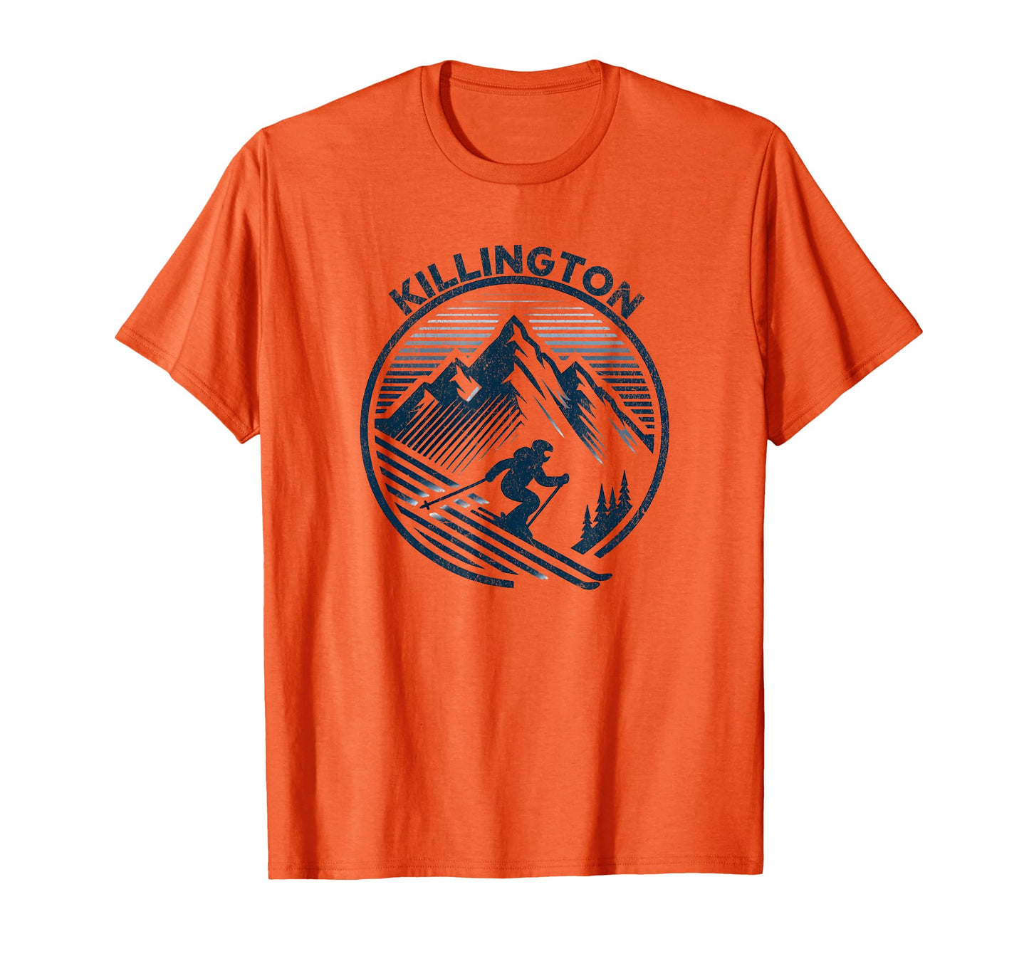 Killington Vermont Ski Resort Retro Mountains T-Shirt