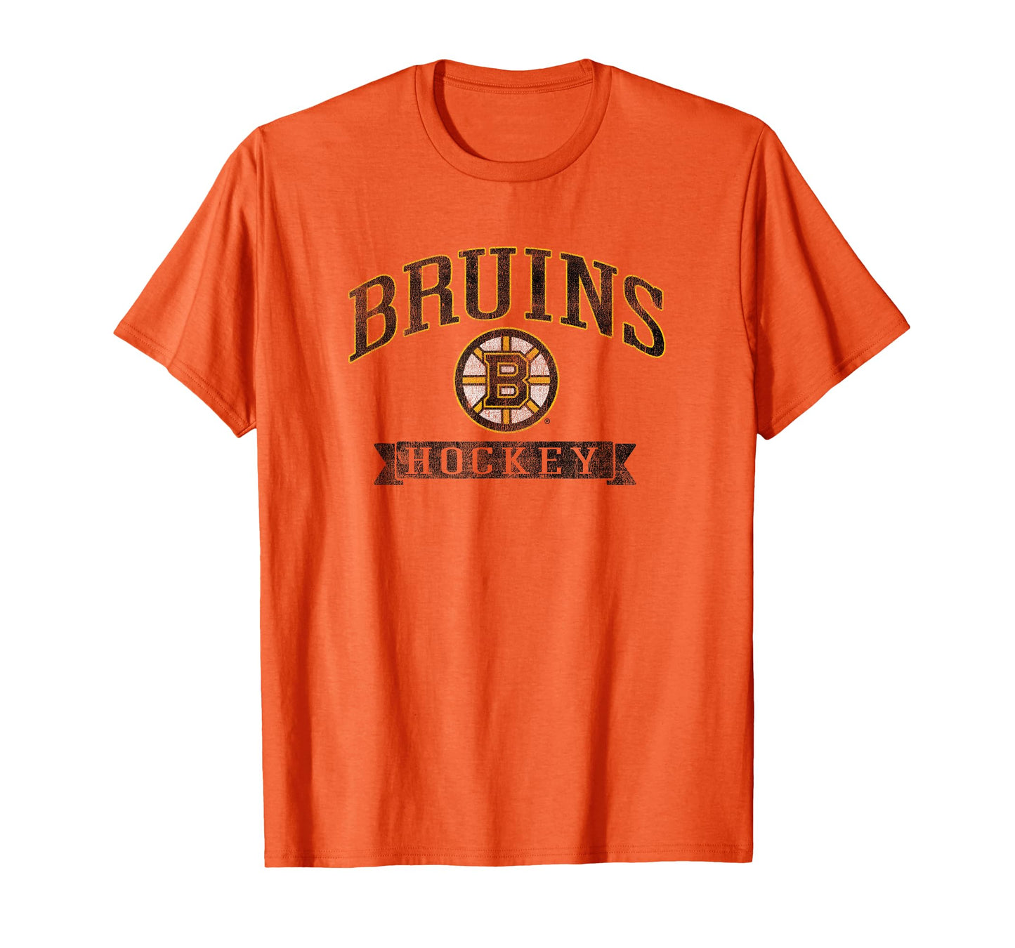 Boston Bruins Vintage Hockey Gray Officially Licensed T-Shirt