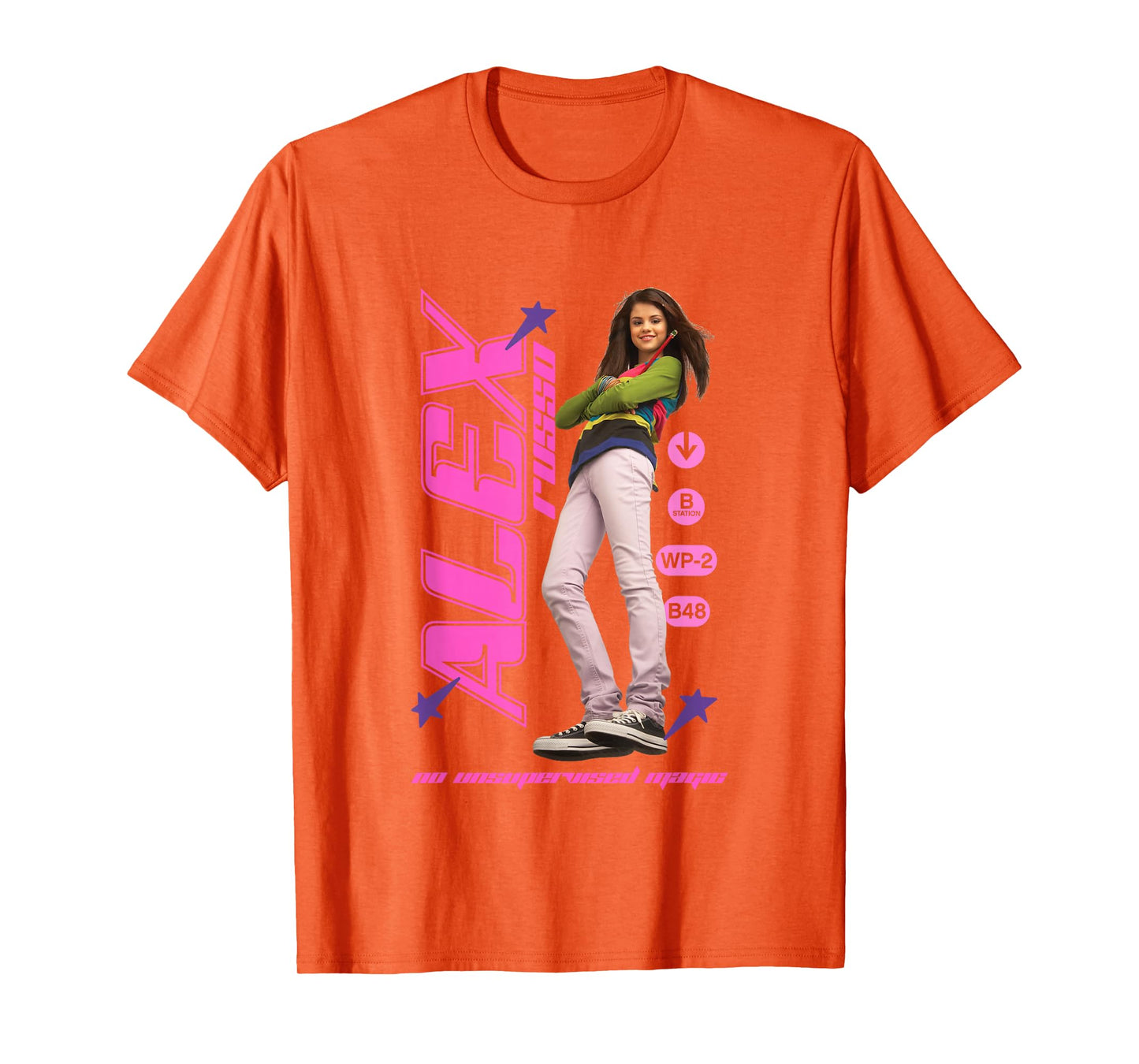 Disney Wizards of Waverly Place Alex Russo Girly Big Poster T-Shirt