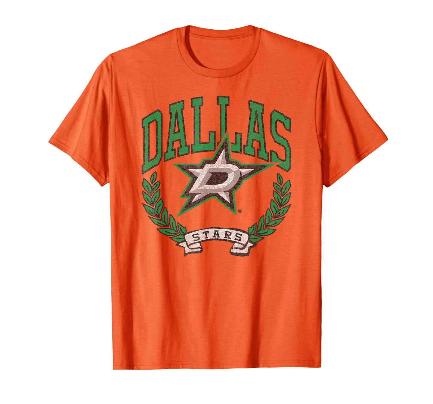 Dallas Stars Vintage Victory Gray Officially Licensed T-Shirt