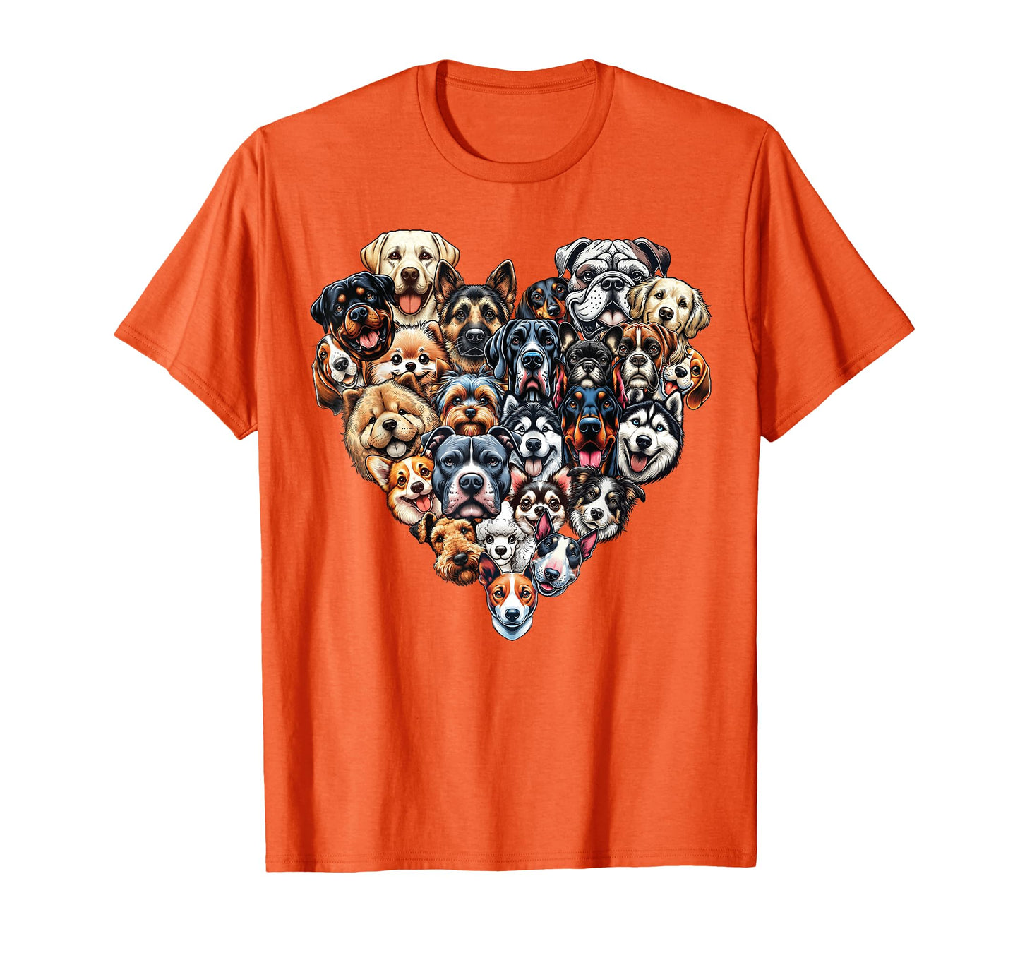 Types Of Dogs Breeds Chart Educational Canine Enthusiast T-Shirt