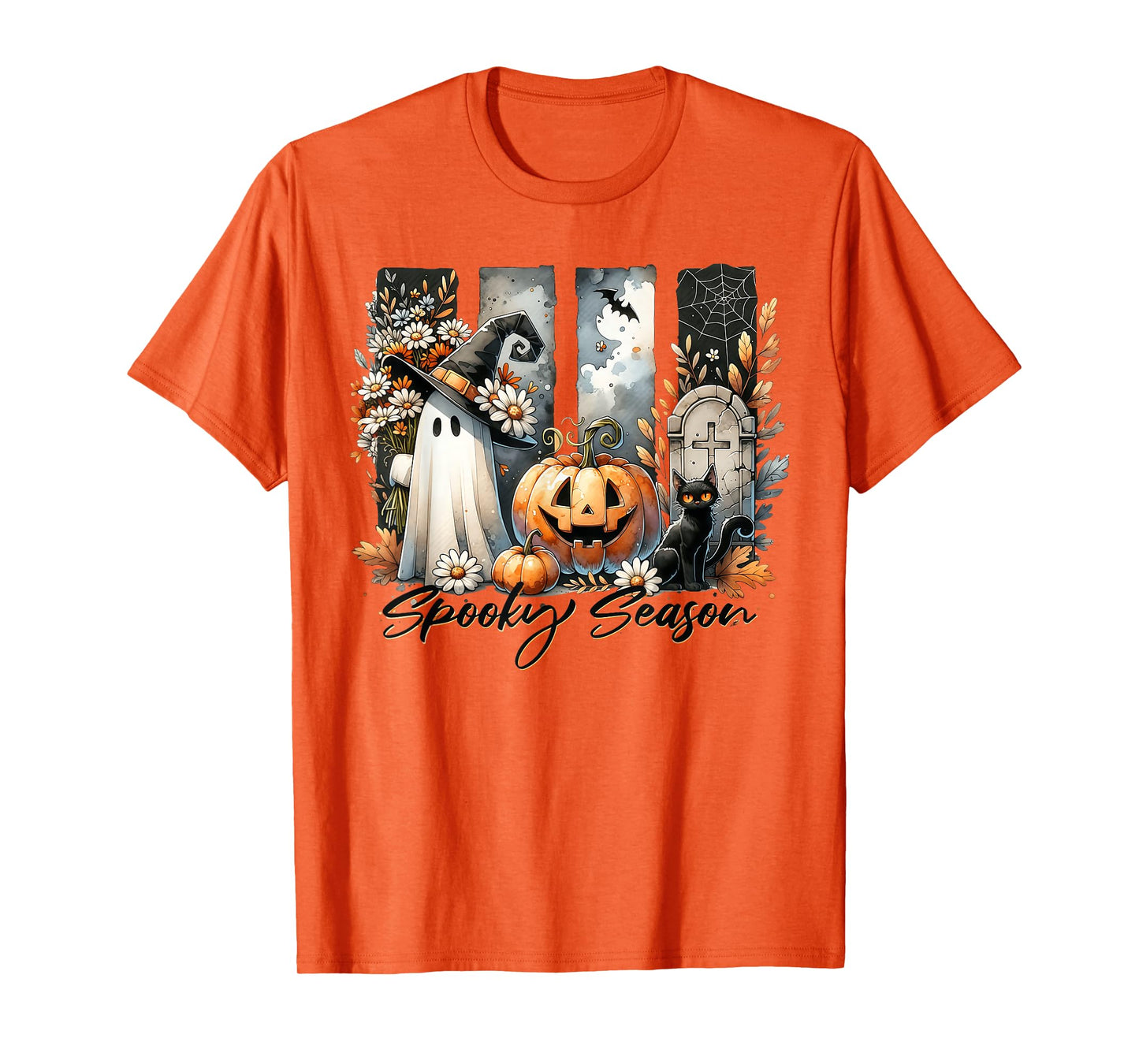 Vintage Halloween Horror Spooky Season T-Shirt