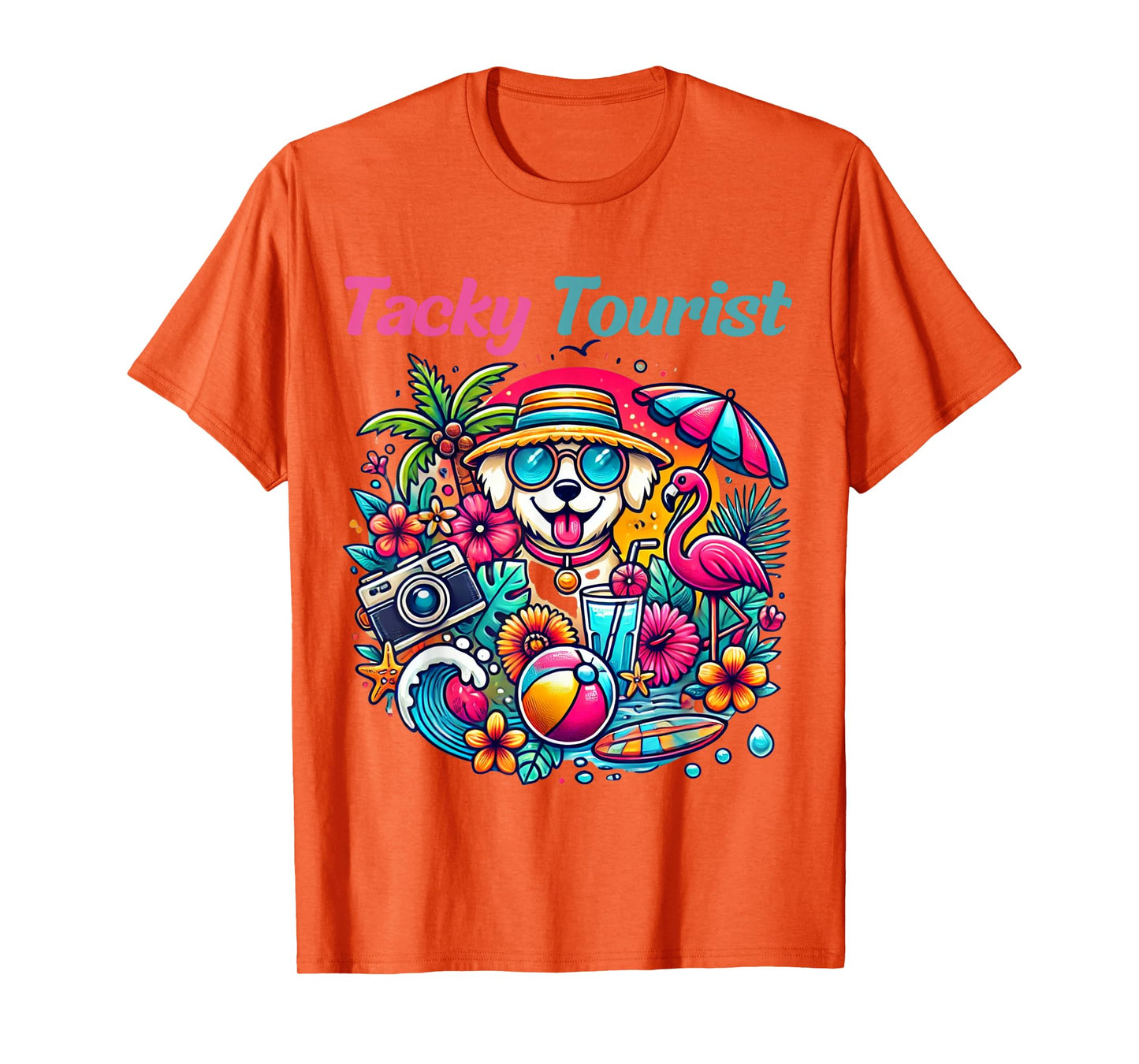 Vacay Tacky Tourist Outfit Wacky Cruise Costume Idea Tacky T-Shirt