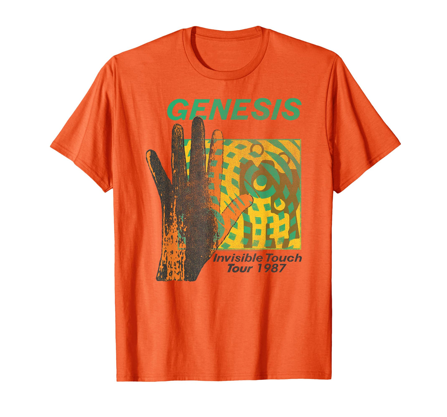 Genesis Invisible Touch Tour Rock Band Music T-Shirt