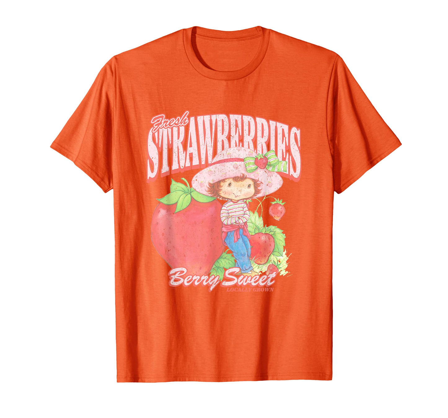 Strawberry Shortcake Fresh Strawberries Berry Sweet Retro T-Shirt
