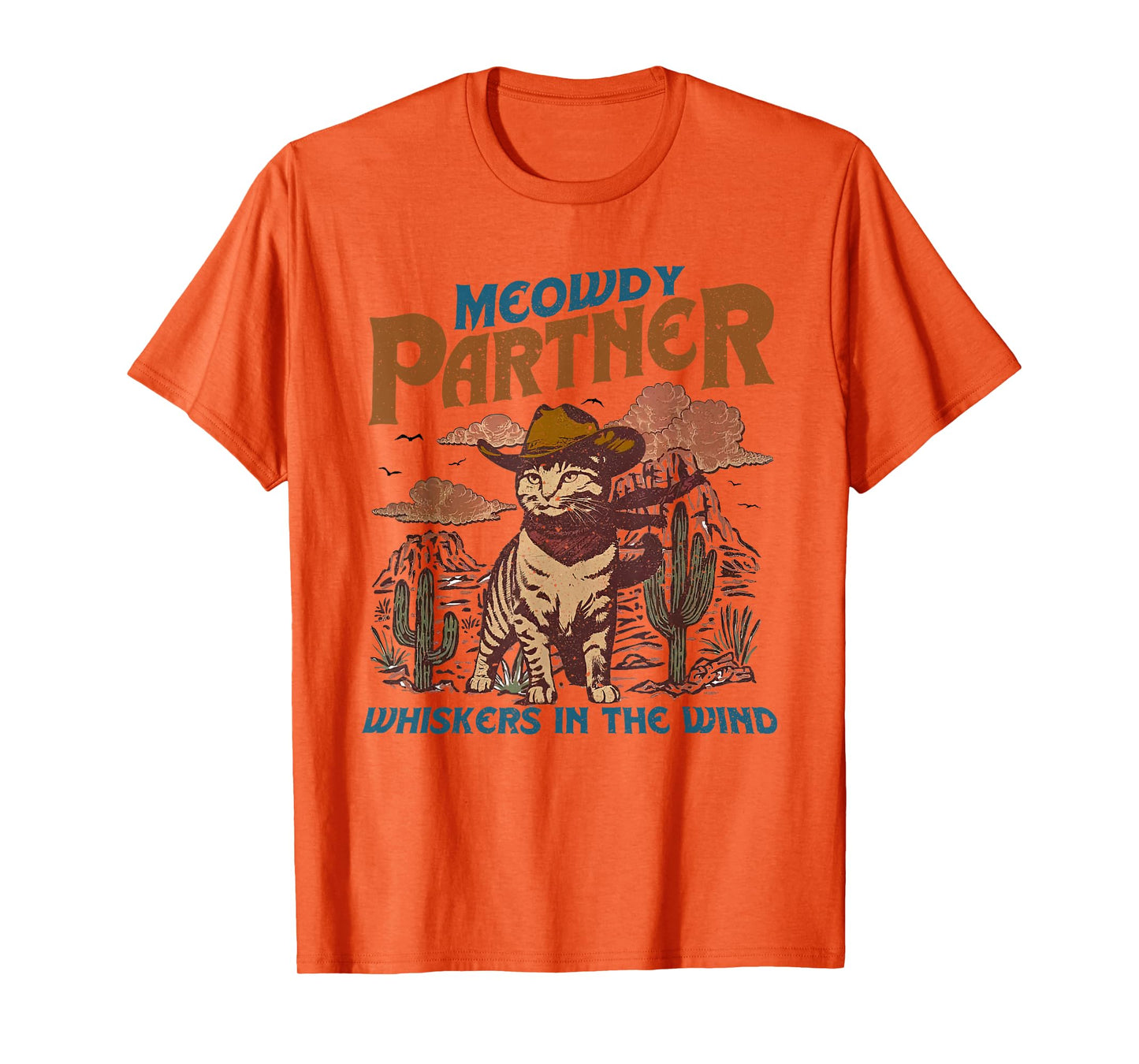Meowdy Partner Cowboy Cat Vintage T-Shirt