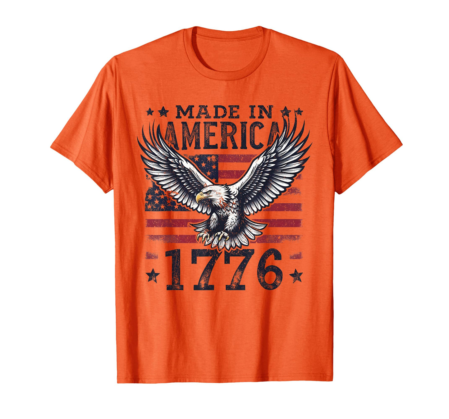 Made in America 1776 Eagle USA Patriotic 4th Of July T-Shirt