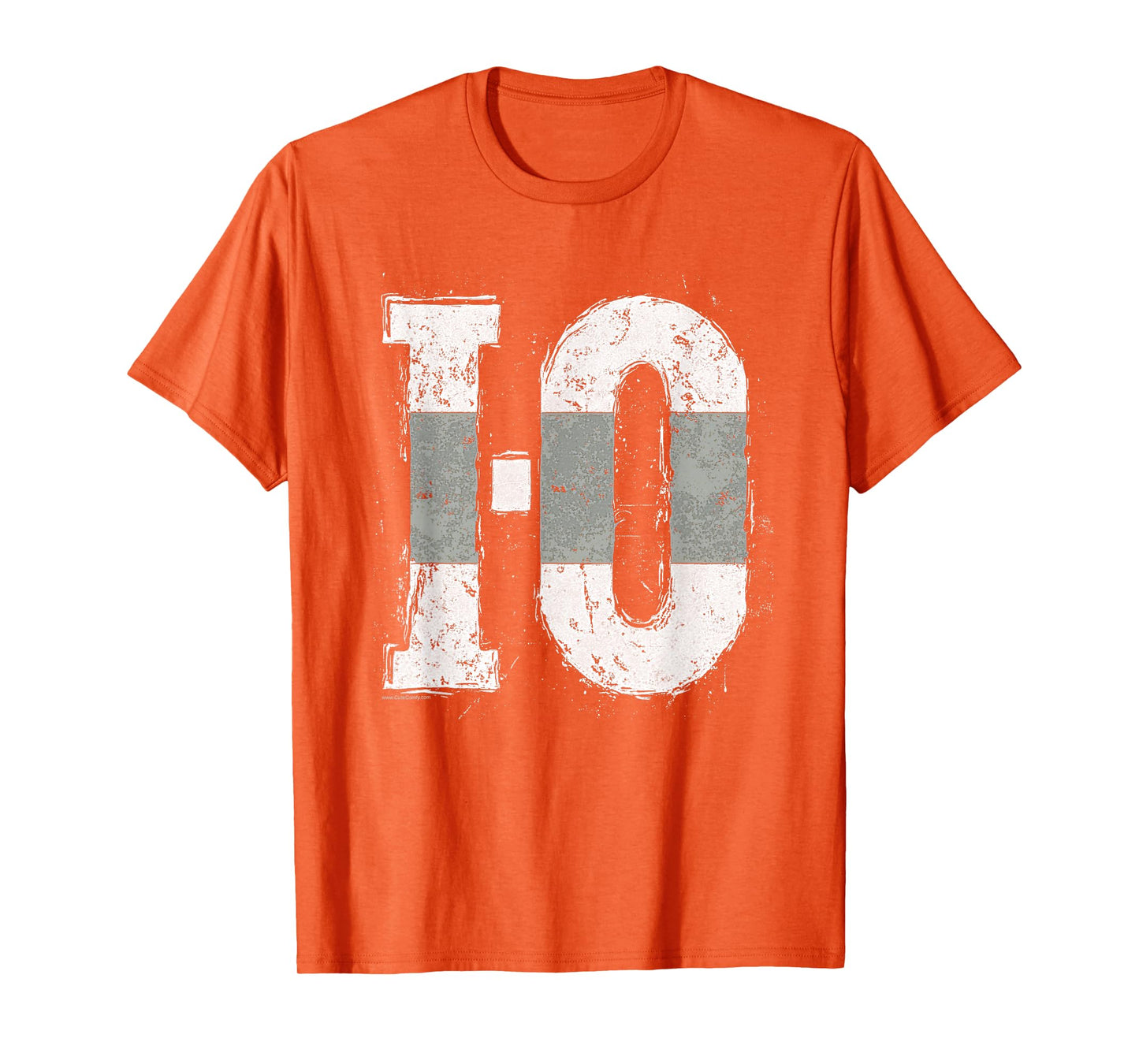 I-O Ohio O-H-I-O Vintage Grunge Red Buckeye Home State T-Shirt