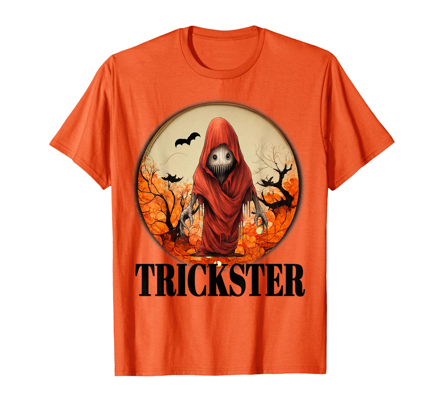 Scary Halloween Trickster Frightening Spooky Satire Ghoul T-Shirt