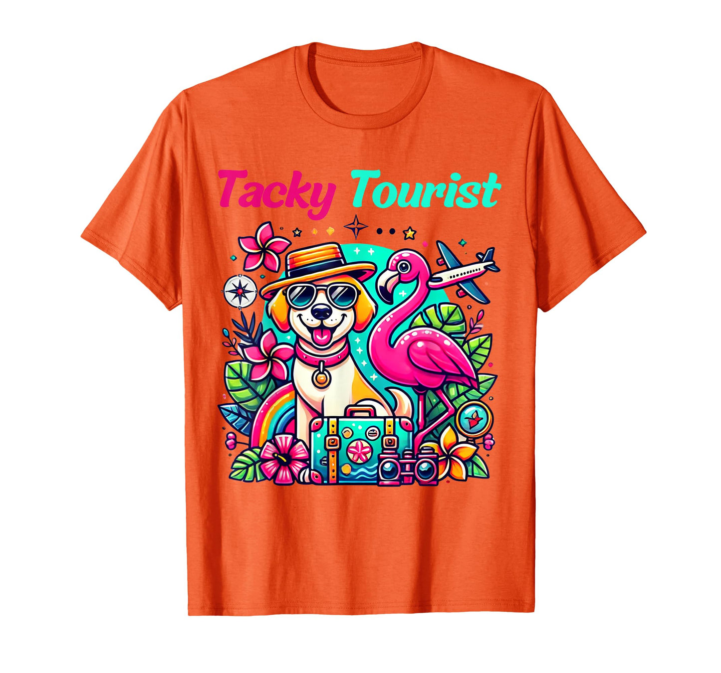 Vacay Tacky Tourist Outfit Wacky Cruise Costume Idea Tacky T-Shirt