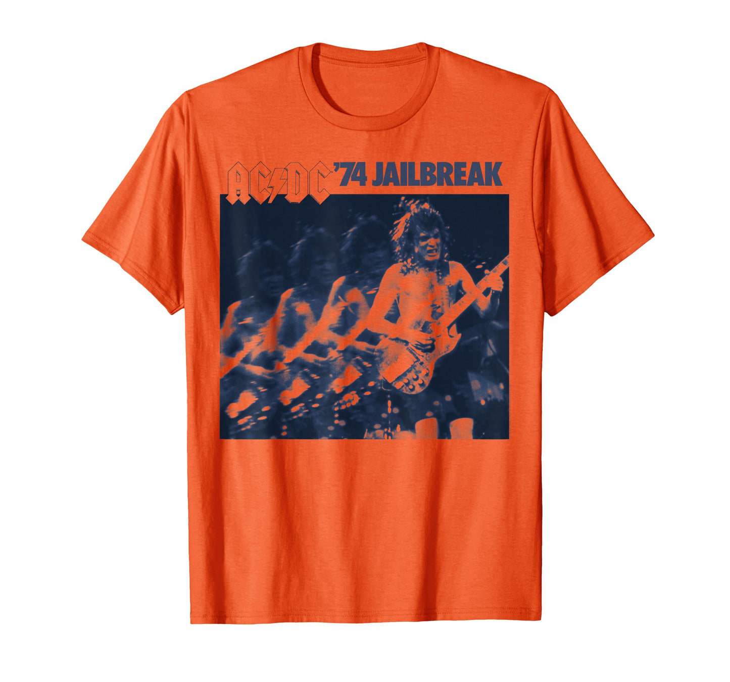 AC/DC - '74 Jailbreak EP Artwork Faded T-Shirt