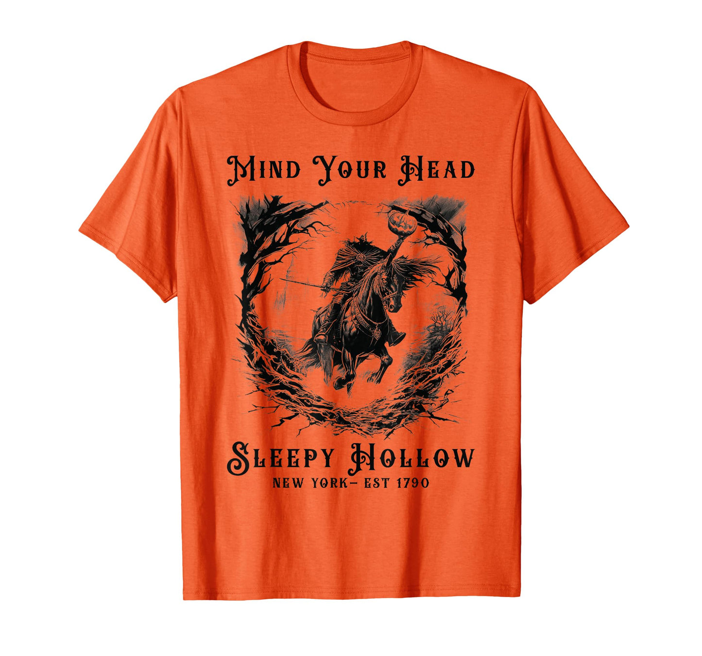 Vintage Mind Your Head Sleepy Hollow Headless Horseman T-Shirt